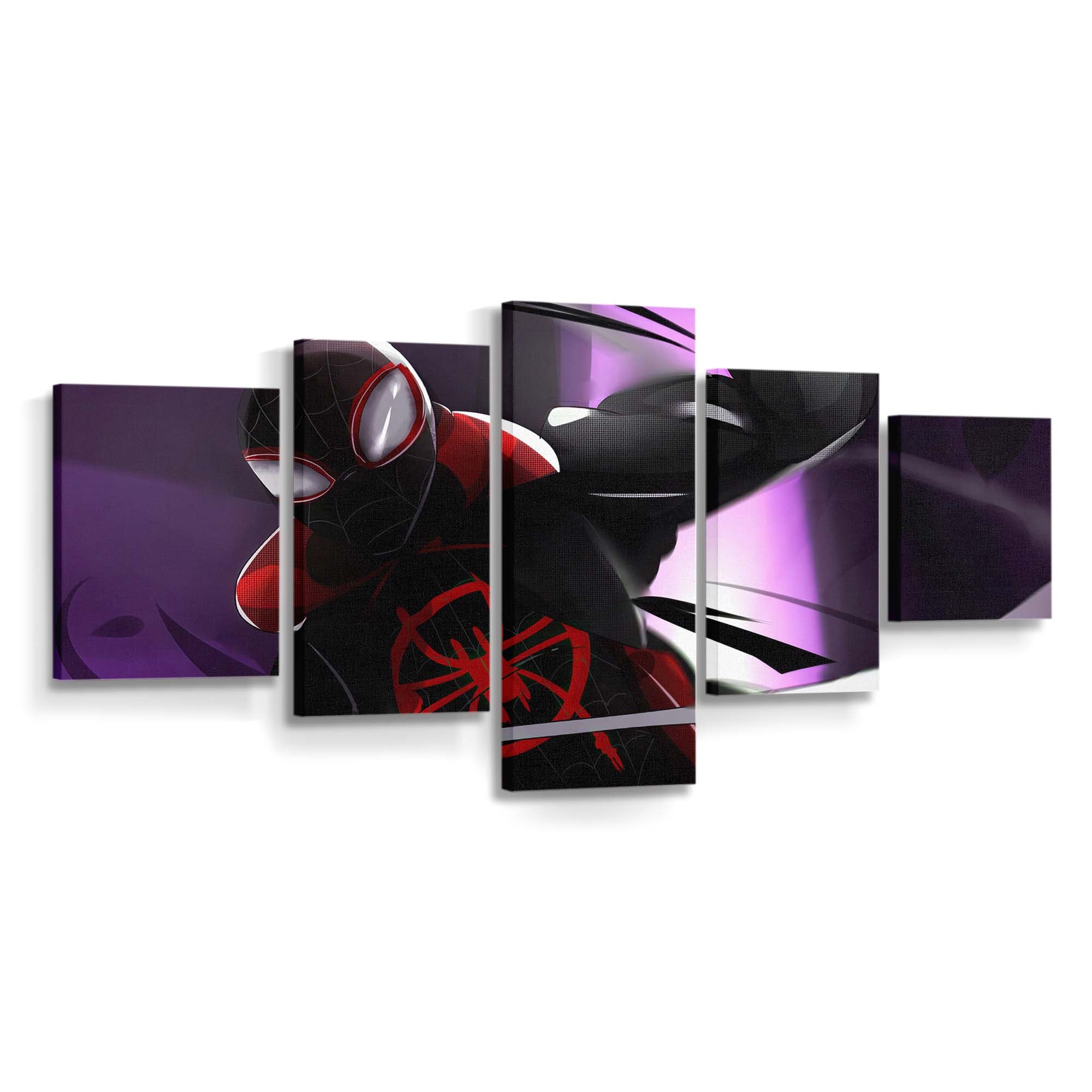 Mighty Marvel Miles Morales Leinwandbild - Wanddeko Spider-Man Leinwandbild