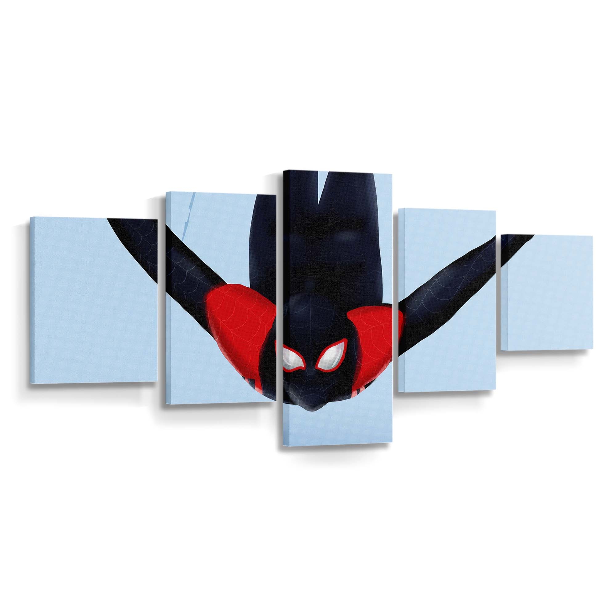 Miles Morales Arts Leinwandbild - Wanddeko Spider-Man Leinwandbild