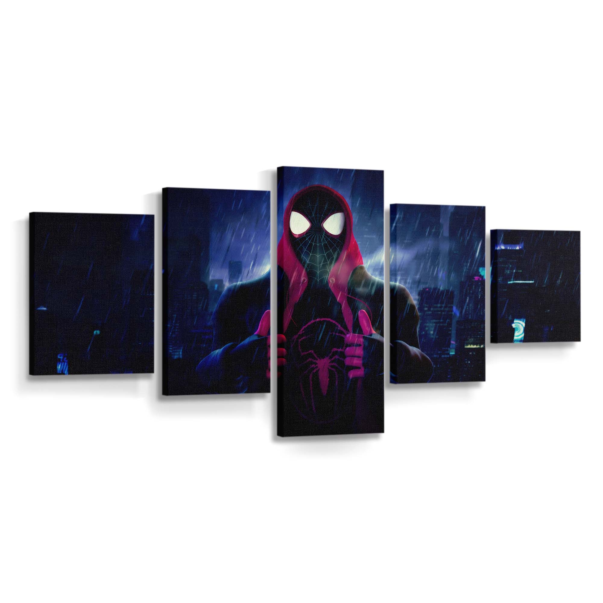 Miles Morales New Leinwandbild - Wanddeko Spider-Man Leinwandbild