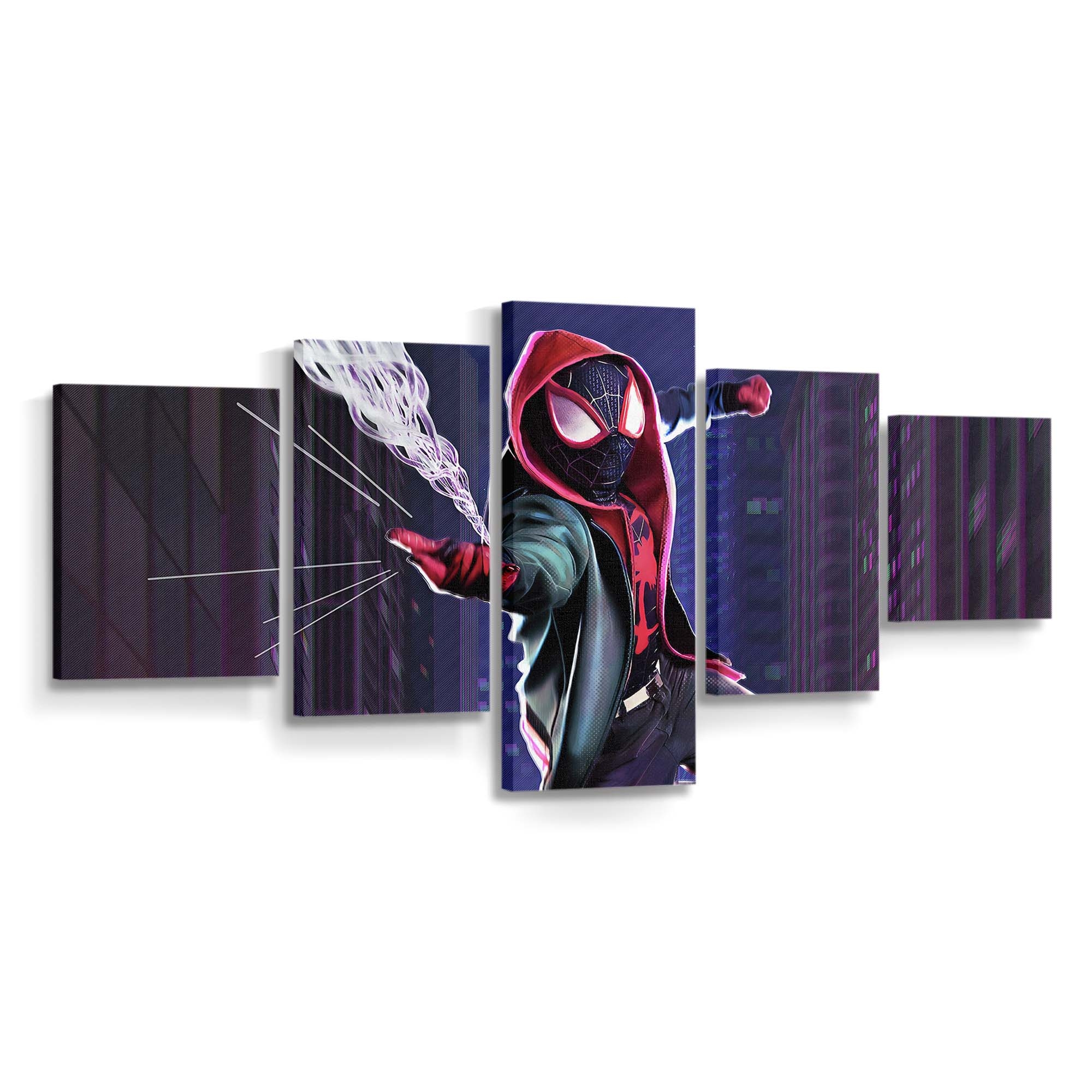 Miles Morales Cosplay Leinwandbild - Wanddeko Spider-Man Leinwandbild