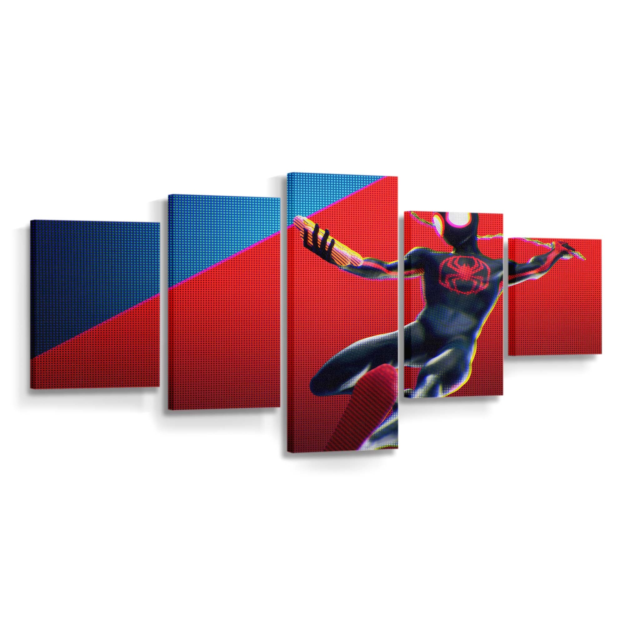 Miles Morales Aus dem Spiderverse Leinwandbild - Wanddeko Spider-Man Leinwandbild