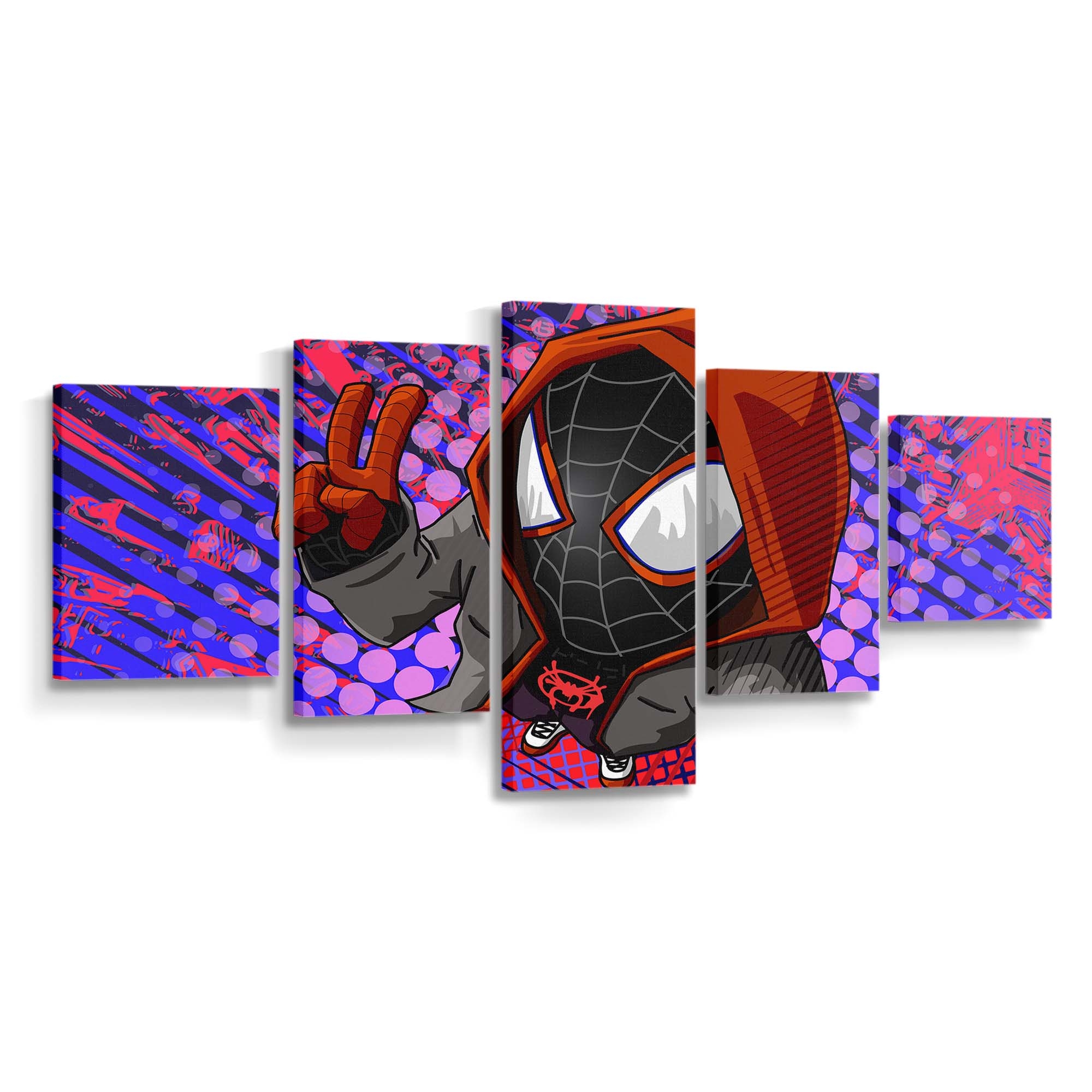 Miles Neuer Spider Man Leinwandbild - Wanddeko Spider-Man Leinwandbild