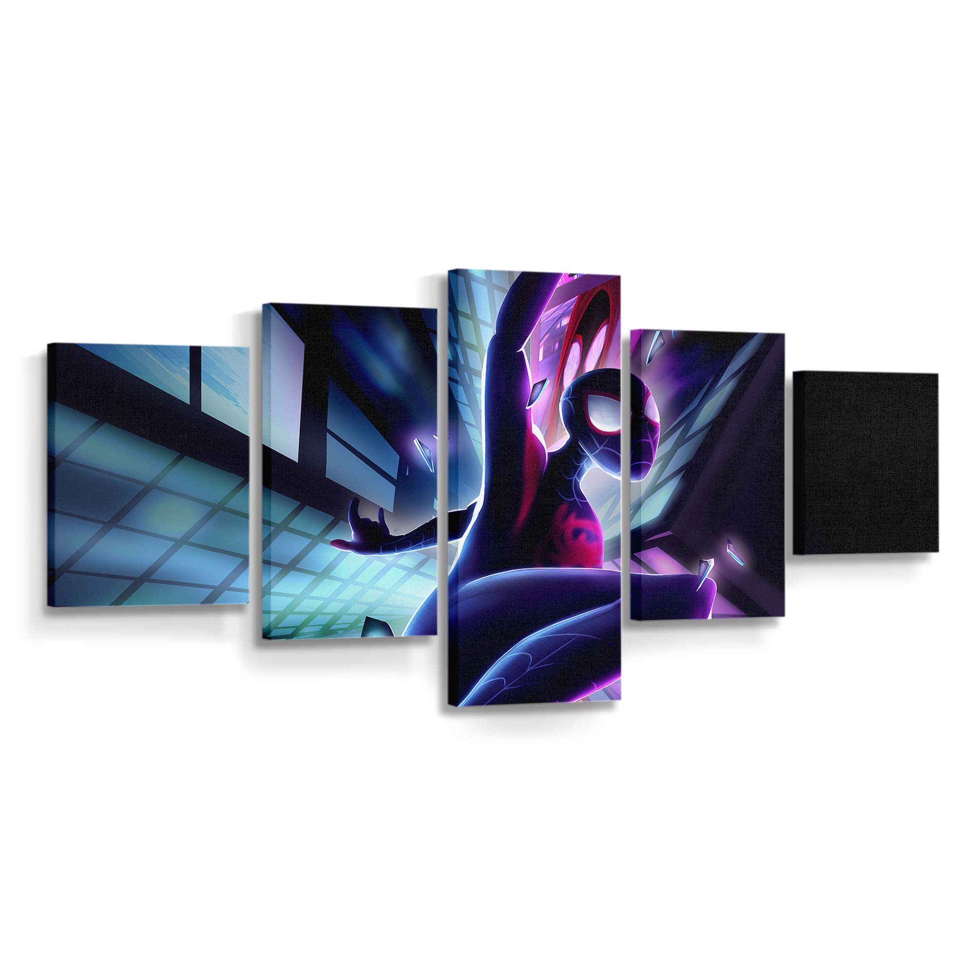 Miles Neue Kunst 2019 Leinwandbild - Wanddeko Spider-Man Leinwandbild