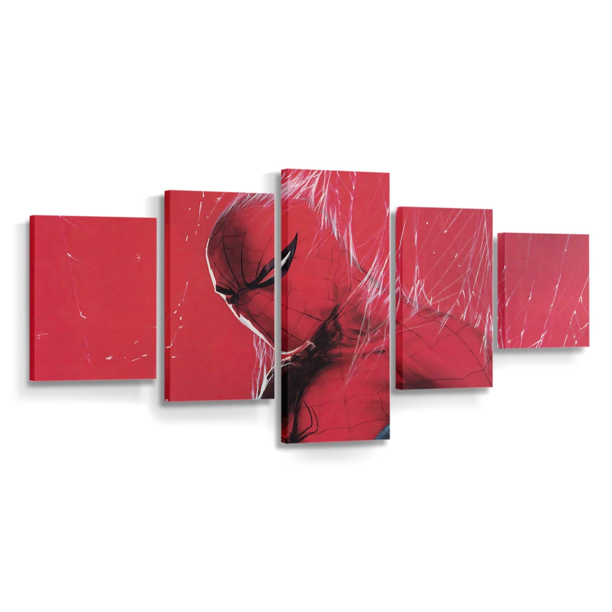 Red Spider Man 2020 Neu Leinwandbild - Wanddeko Spider-Man Leinwandbild
