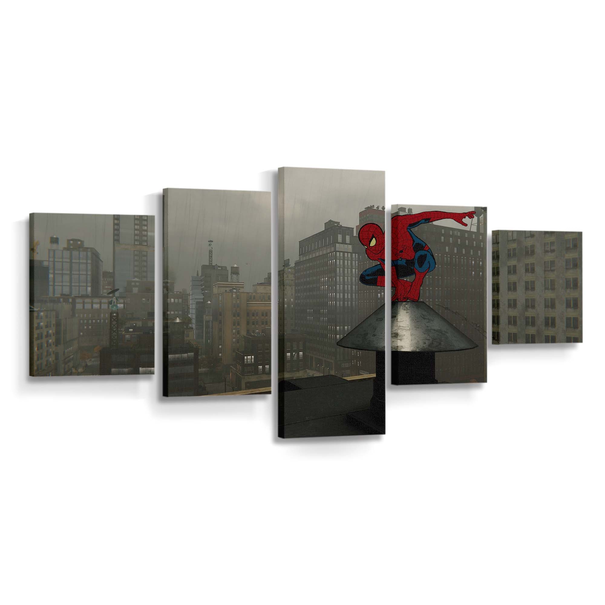 Spider Leinwandbild - Wanddeko Spider-Man Leinwandbild