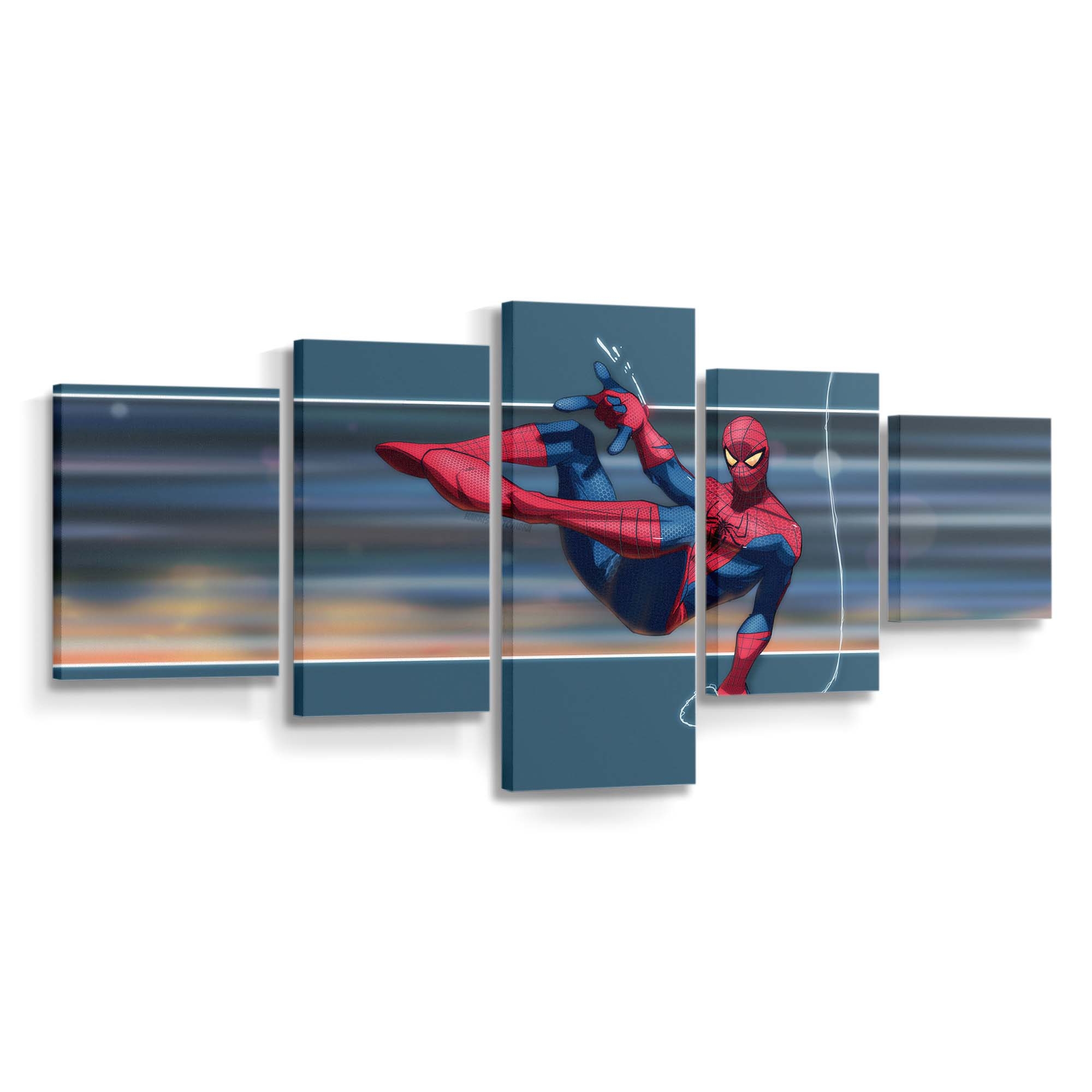 Spider Boy Leinwandbild - Wanddeko Spider-Man Leinwandbild