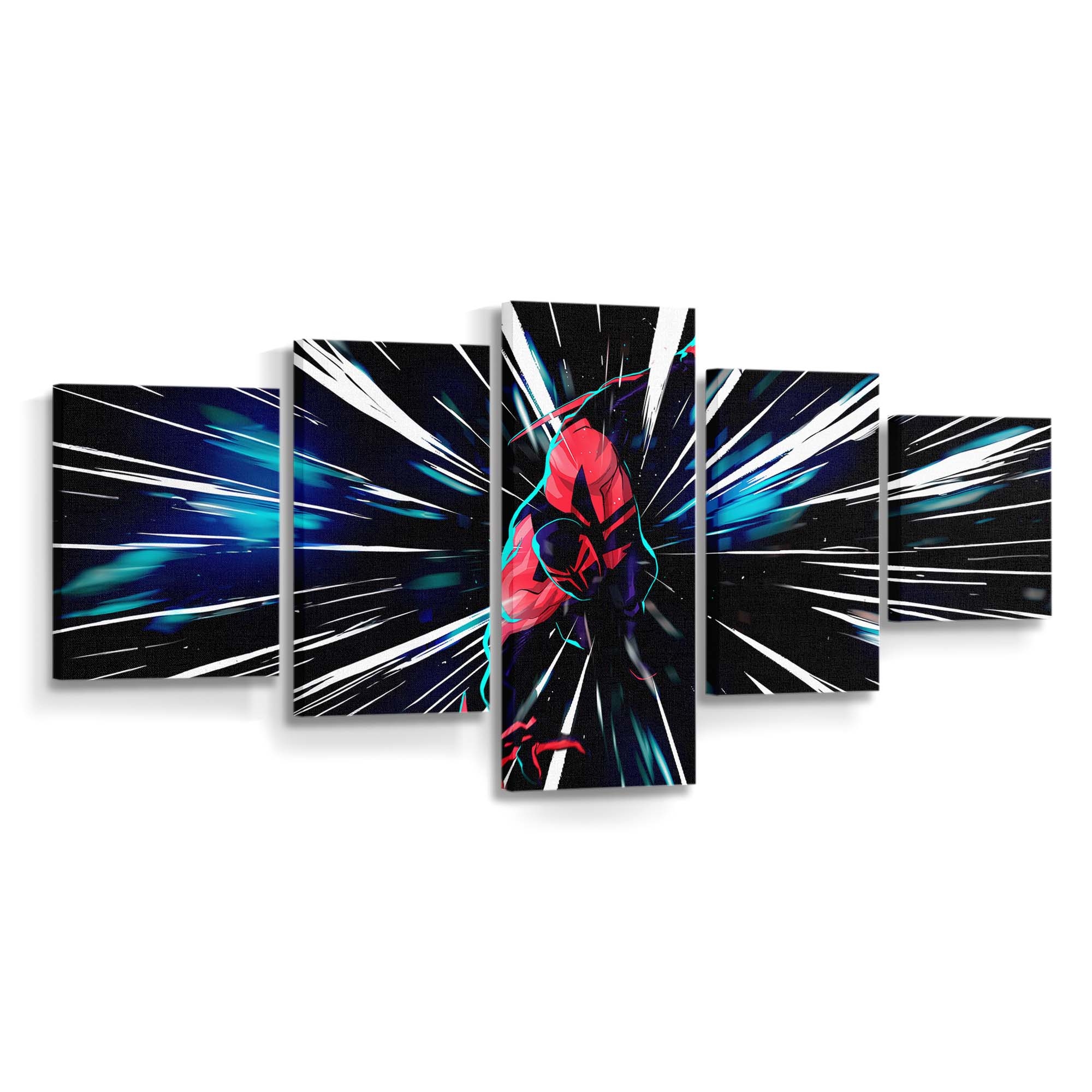 Spider Man 2099 – Zukünftige Spinne Leinwandbild - Wanddeko Spider-Man Leinwandbild