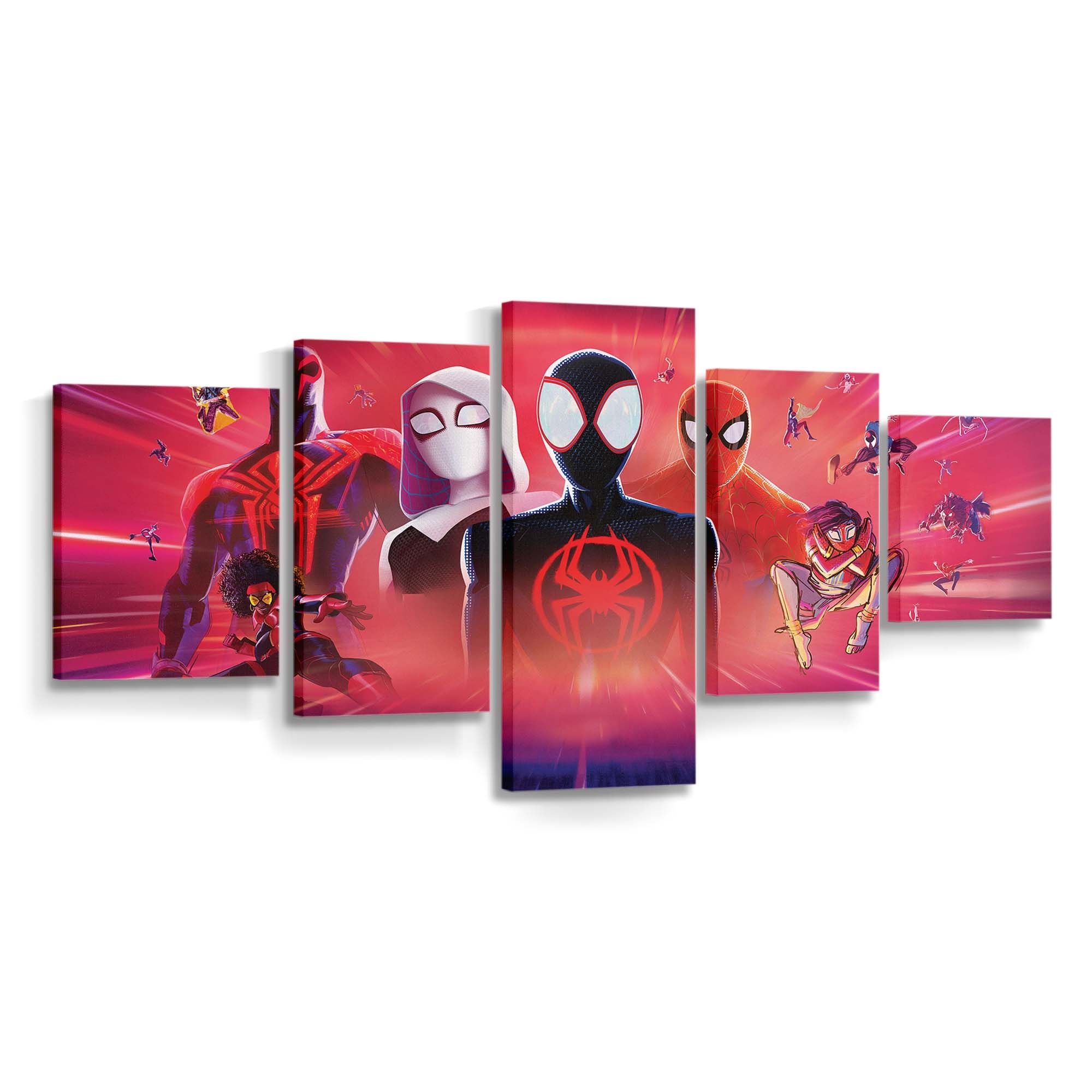 Spider Man: Across the Spider Verse Leinwandbild - Wanddeko Spider-Man Leinwandbild