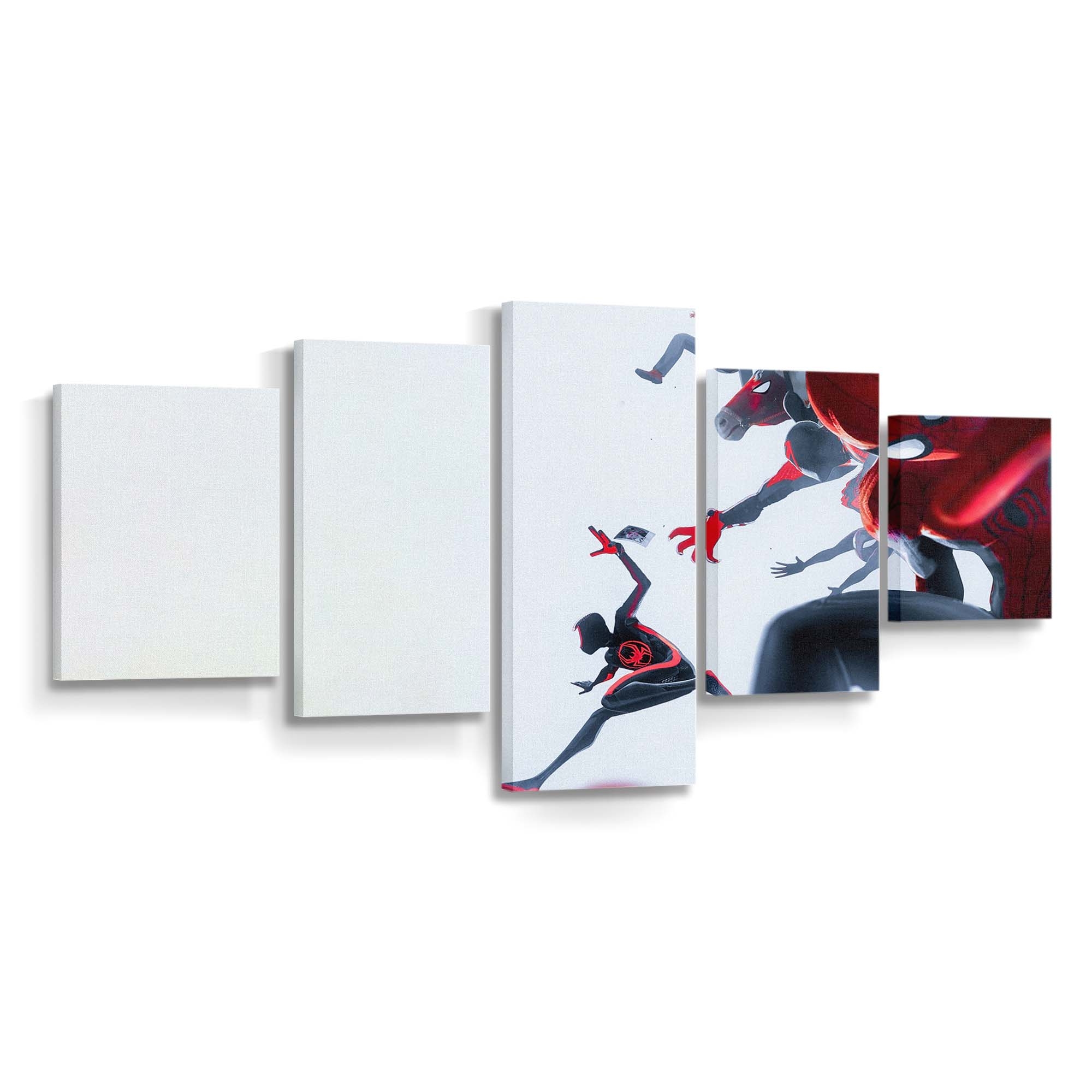 Spider Man: Across the Spider Verse 4 Leinwandbild - Wanddeko Spider-Man Leinwandbild