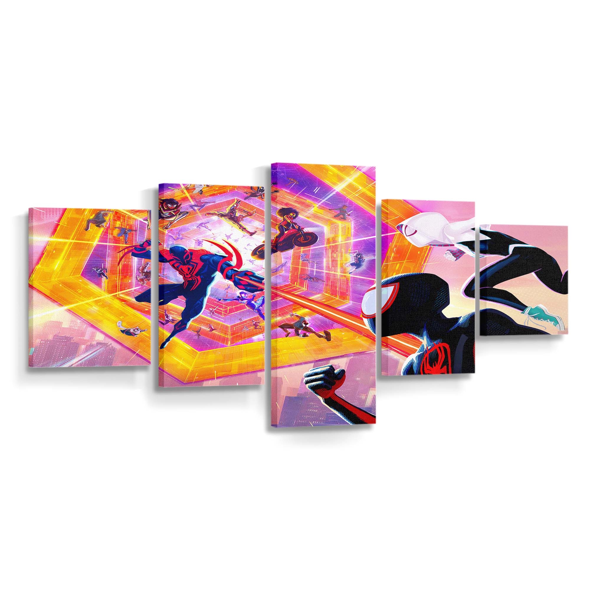 Spider Man: Across the Spider Verse Japan Poster Leinwandbild - Wanddeko Spider-Man Leinwandbild