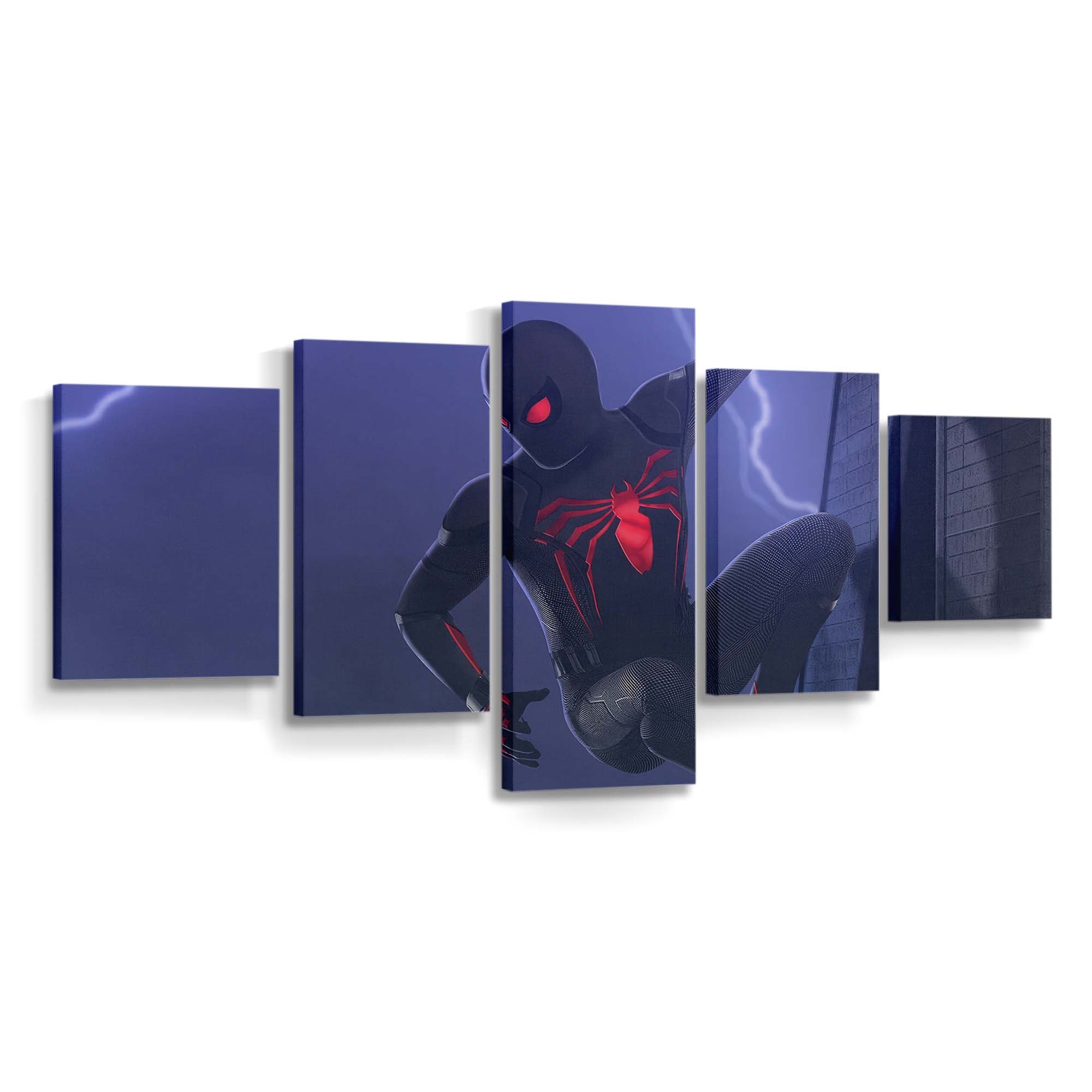 Spider Man Electrifying Web Of Adventure Leinwandbild - Wanddeko Spider-Man Leinwandbild