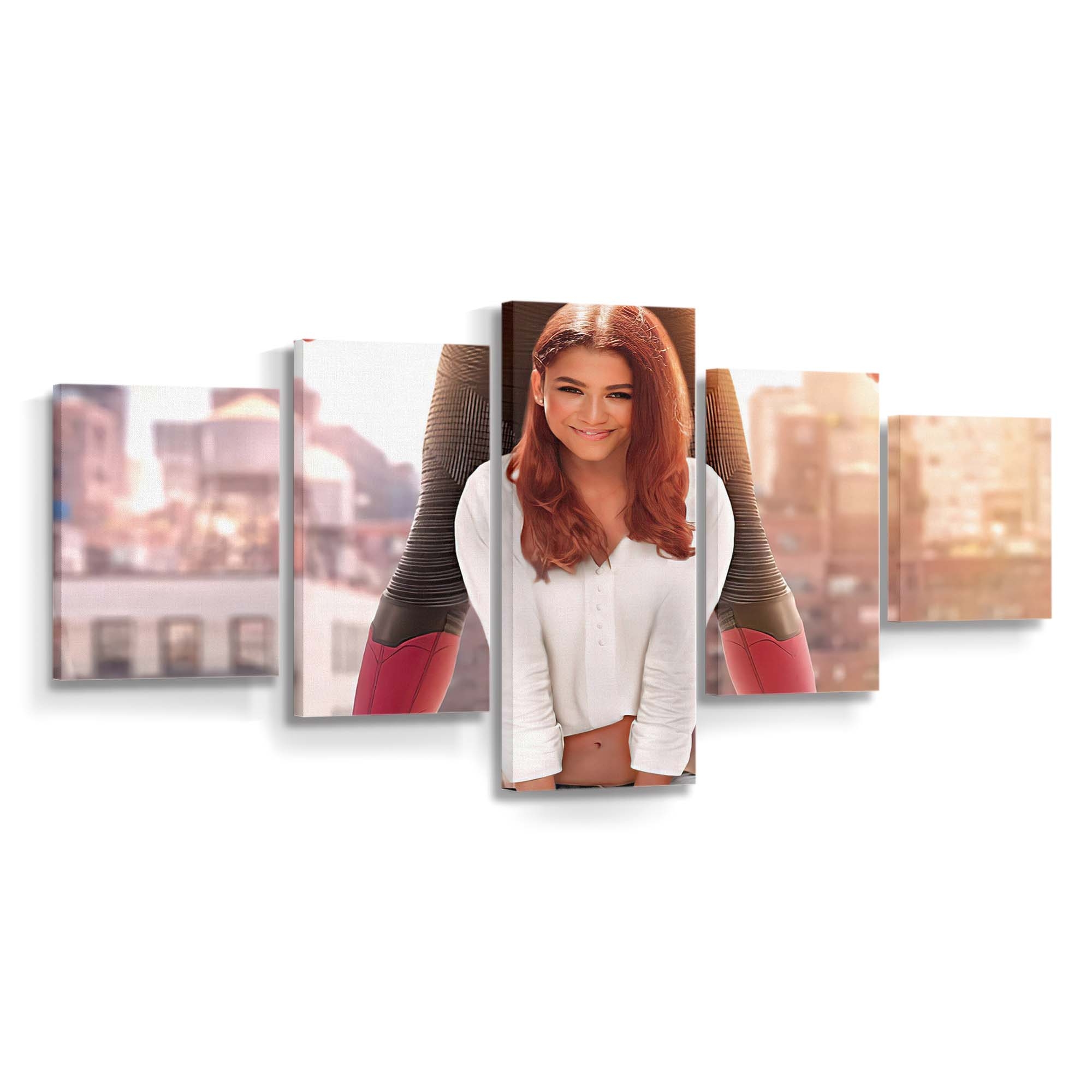 Spider Man: Far From Home Zendaya Poster Leinwandbild - Wanddeko Spider-Man Leinwandbild