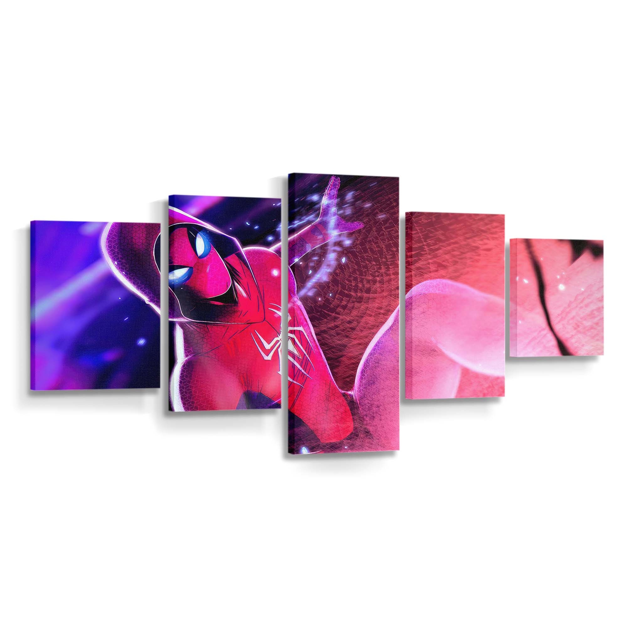 Spider Man Hoodie Mann Leinwandbild - Wanddeko Spider-Man Leinwandbild