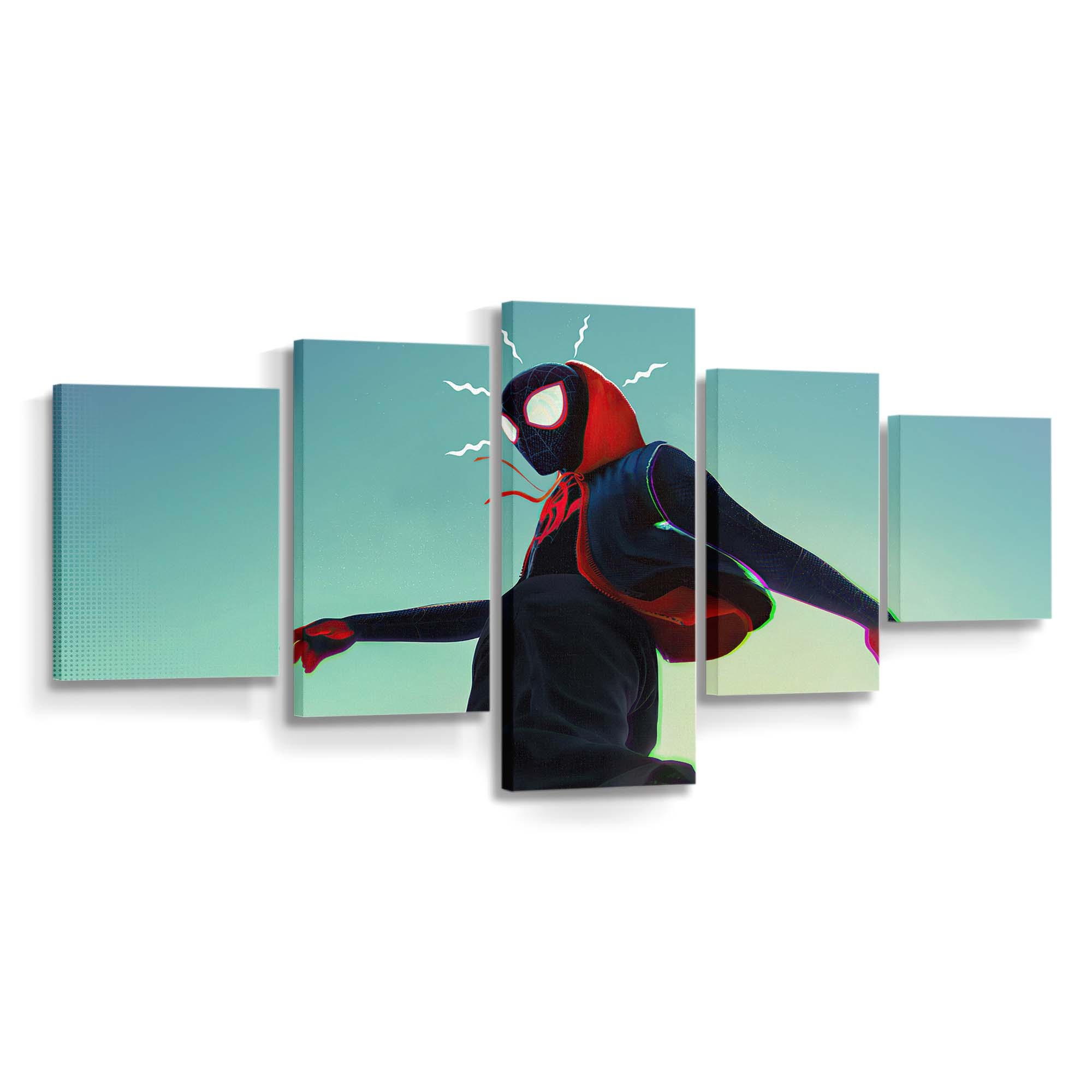 Spider Man Into The Spider Verse 2 2 Leinwandbild - Wanddeko Spider-Man Leinwandbild