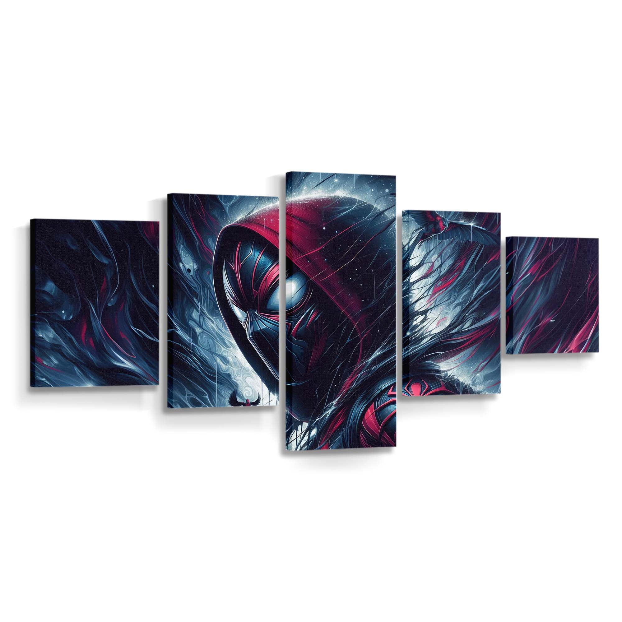 Spider Man Miles Morales Edition Leinwandbild - Wanddeko Spider-Man Leinwandbild