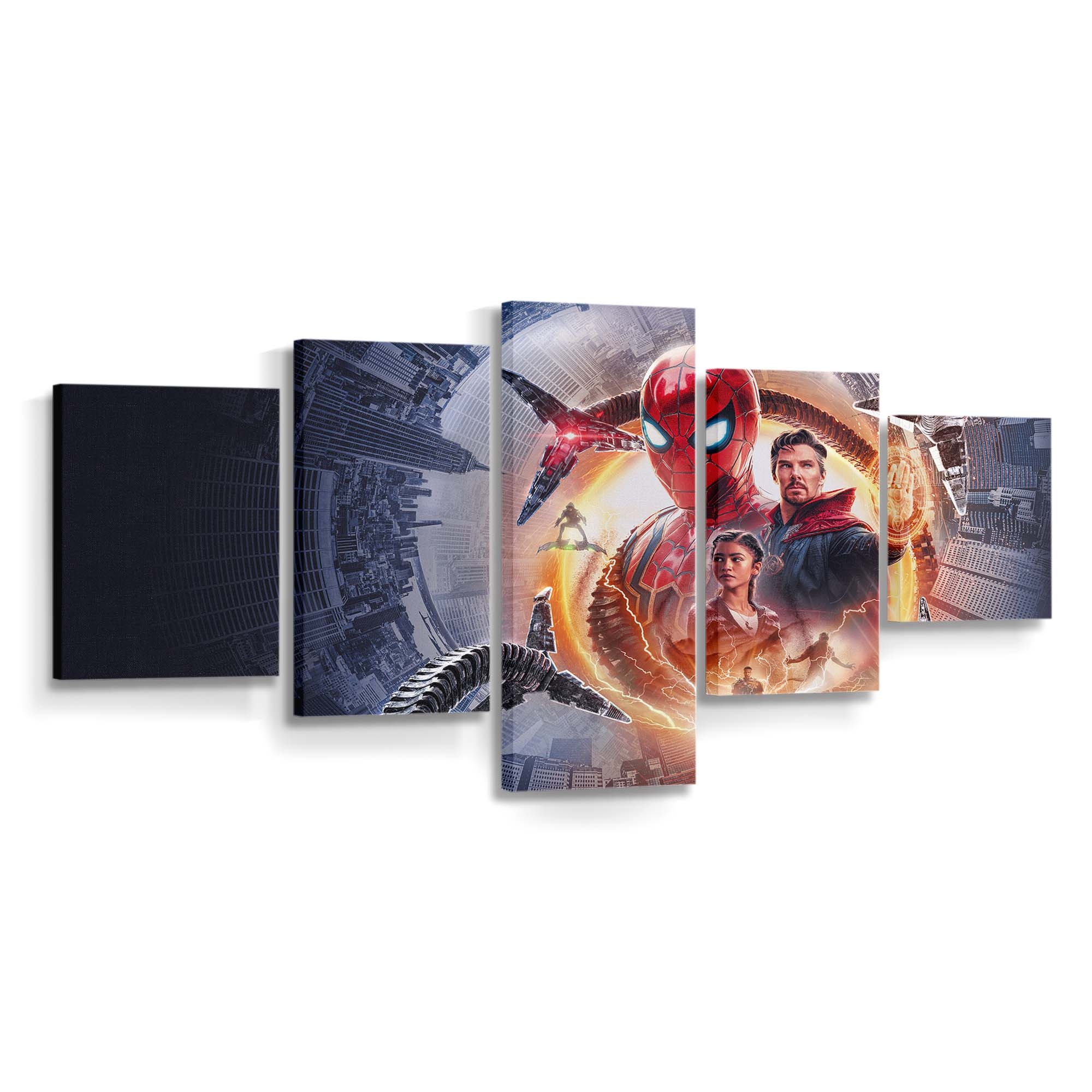 Spider Man No Way Home 2 Leinwandbild - Wanddeko Spider-Man Leinwandbild
