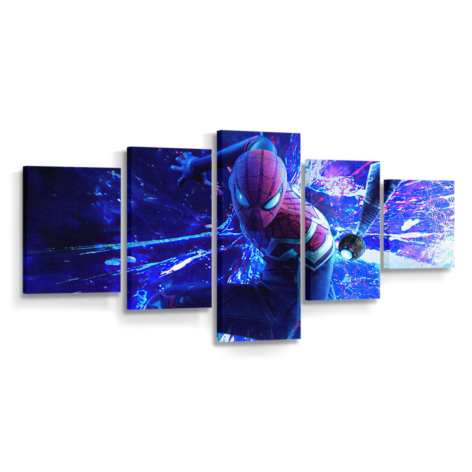 Spider Man: No Way Home Doctor Octopus Fight Leinwandbild - Wanddeko Spider-Man Leinwandbild