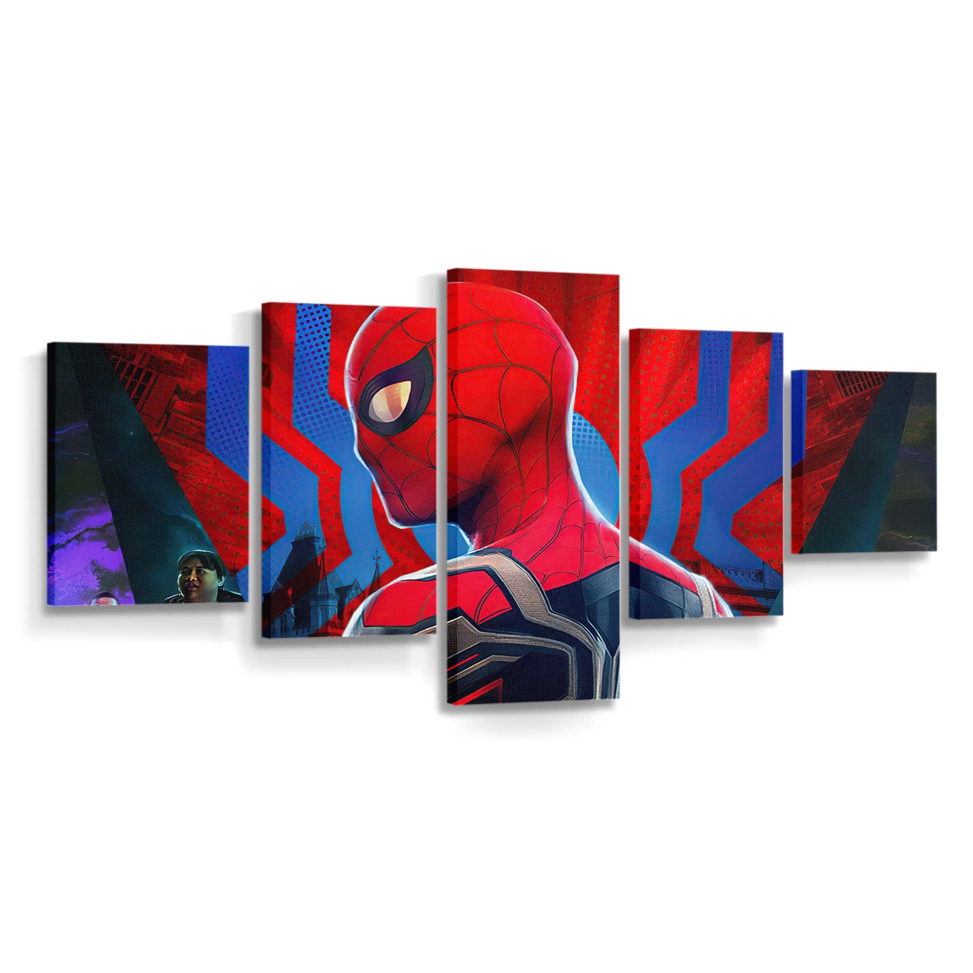 Spider Man: No Way Home Movie 2 Leinwandbild - Wanddeko Spider-Man Leinwandbild