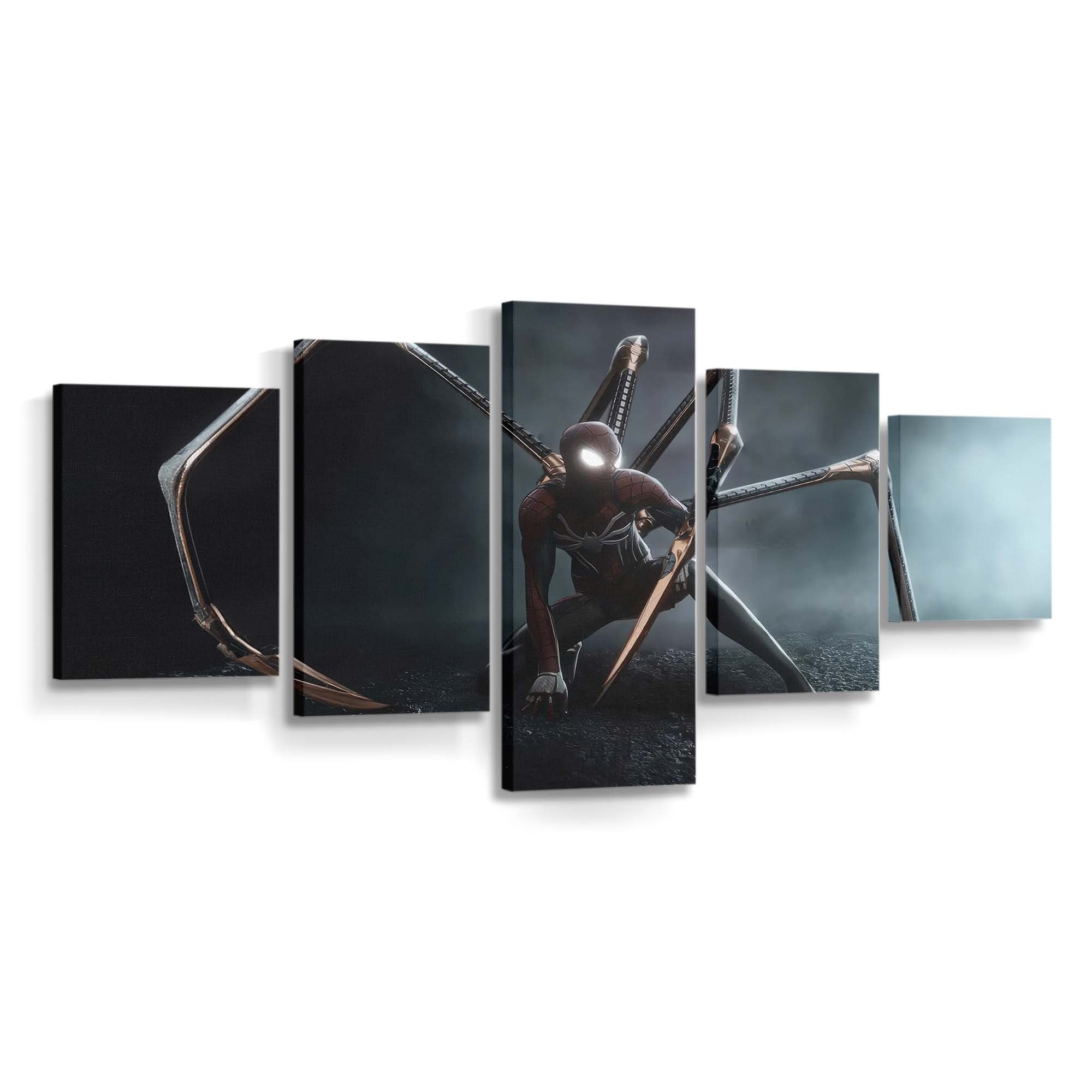 Spider Man Taktikanzug Leinwandbild - Wanddeko Spider-Man Leinwandbild