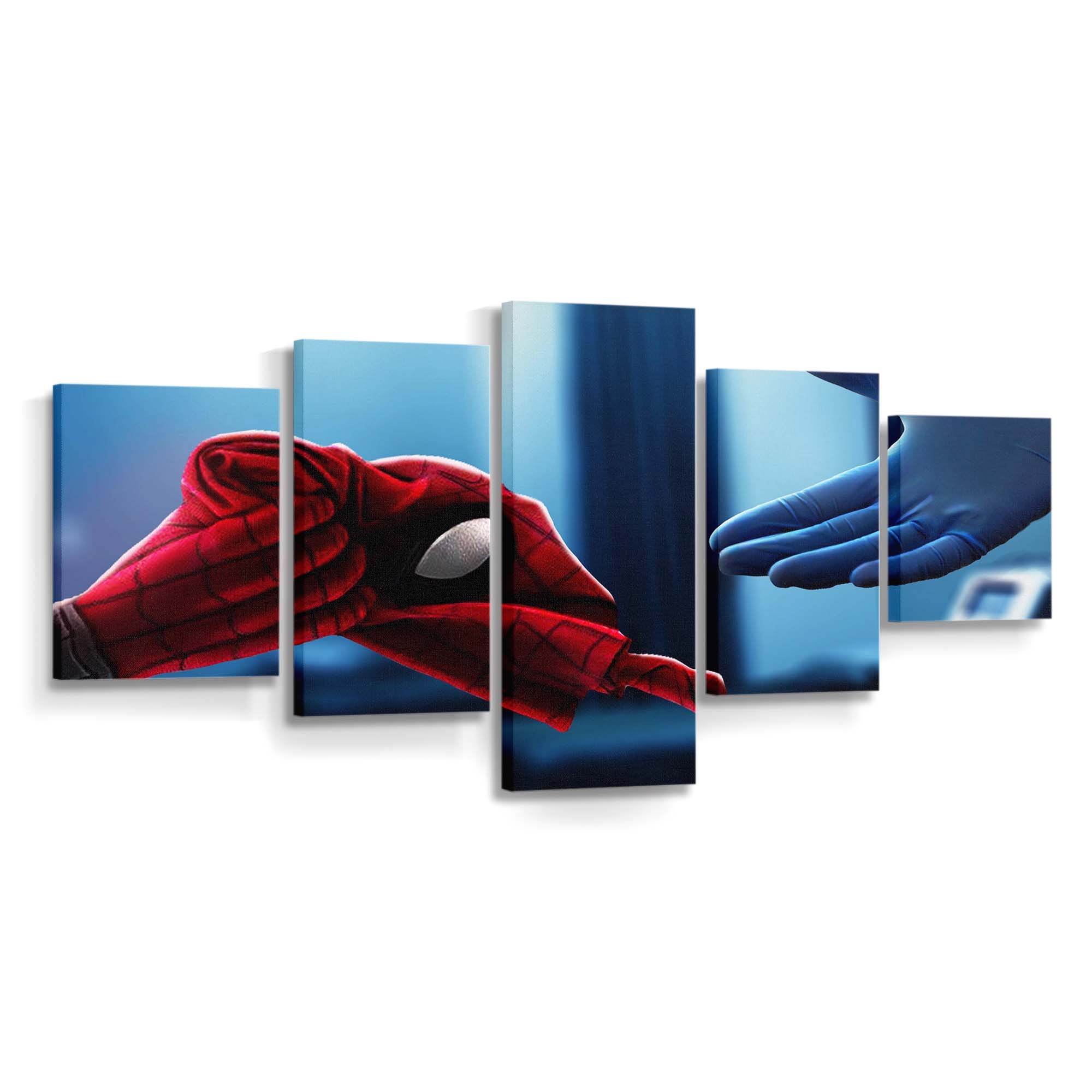 Spider Man Aufgabe Meine Maske Leinwandbild - Wanddeko Spider-Man Leinwandbild