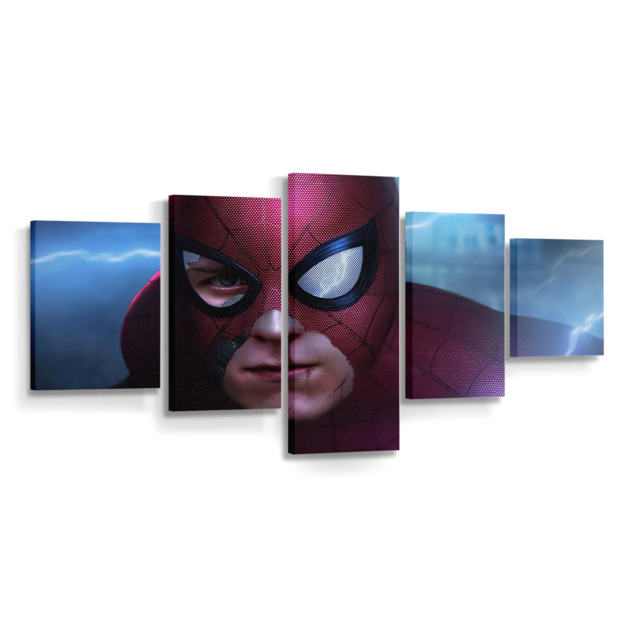 Spider Man Tom Holland Leinwandbild - Wanddeko Spider-Man Leinwandbild