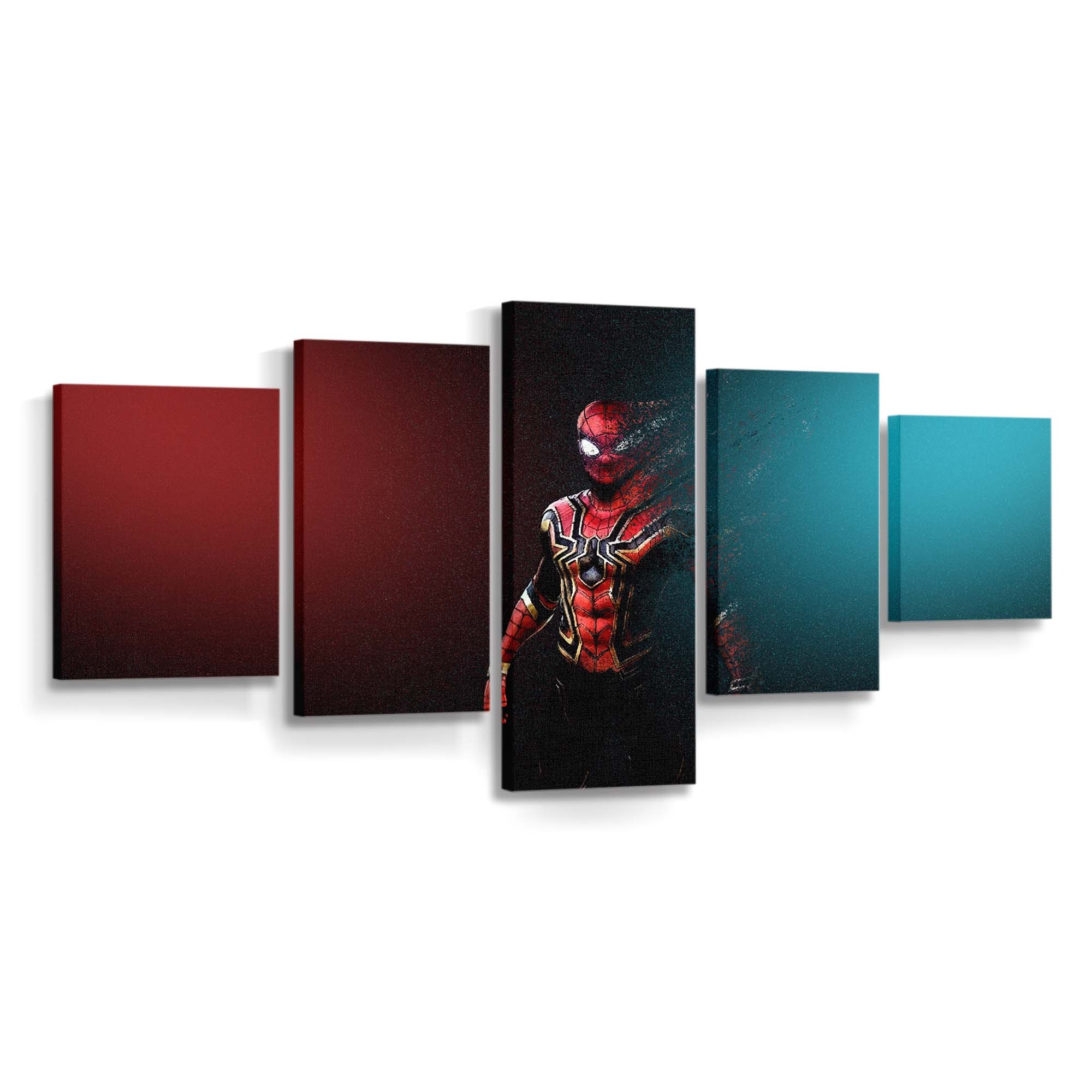 Spider Man verwandelt sich in Staub Leinwandbild - Wanddeko Spider-Man Leinwandbild