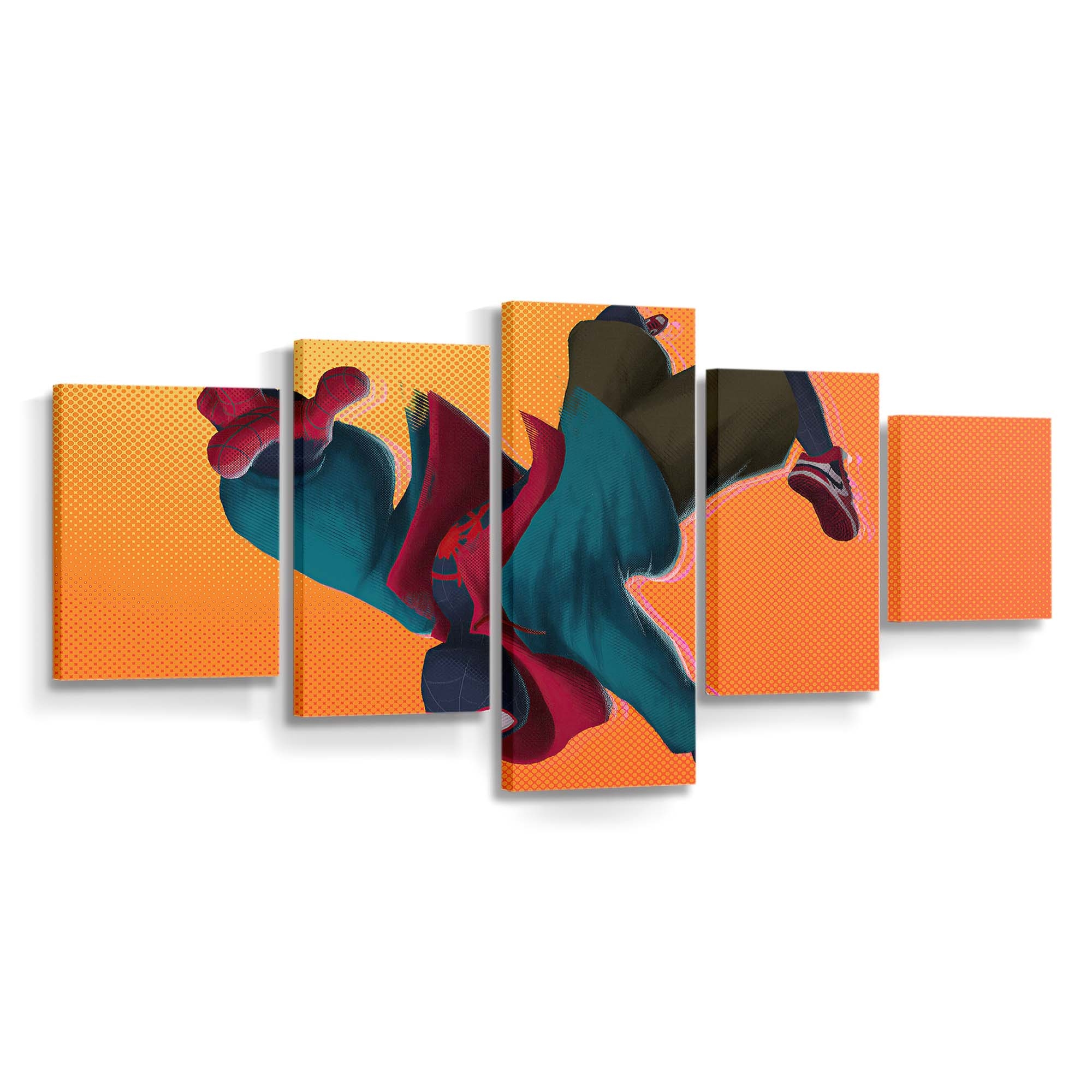 Spider Man Upside Down Leinwandbild - Wanddeko Spider-Man Leinwandbild