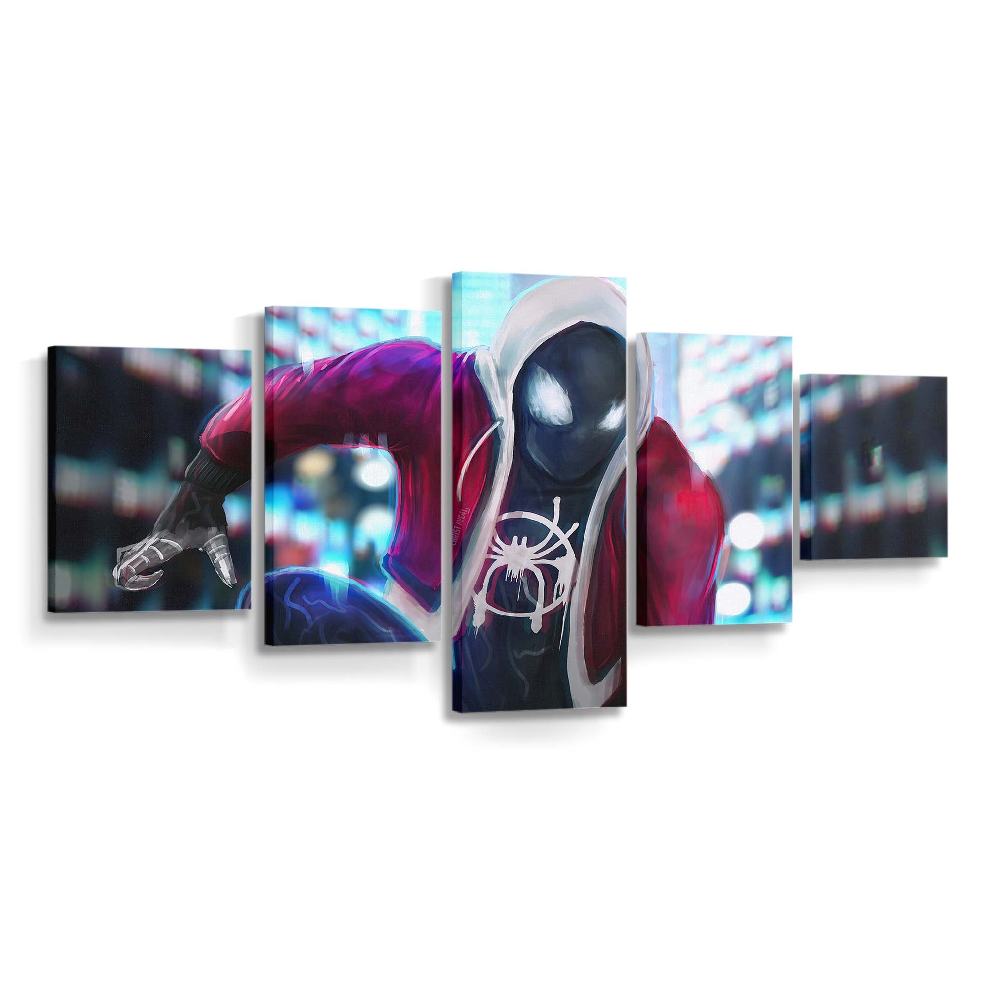 Spider Man Venom 2 Leinwandbild - Wanddeko Spider-Man Leinwandbild