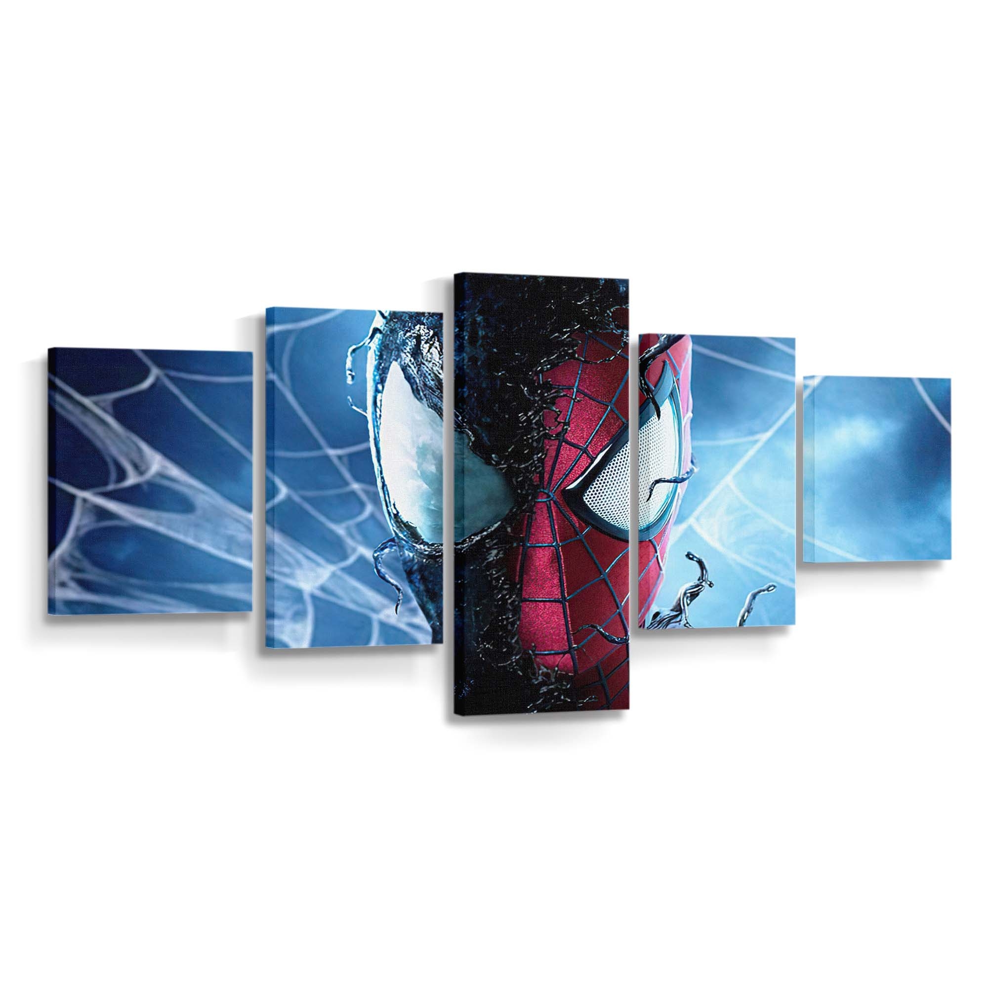 Spider Man mit dem Symbionten Leinwandbild - Wanddeko Spider-Man Leinwandbild