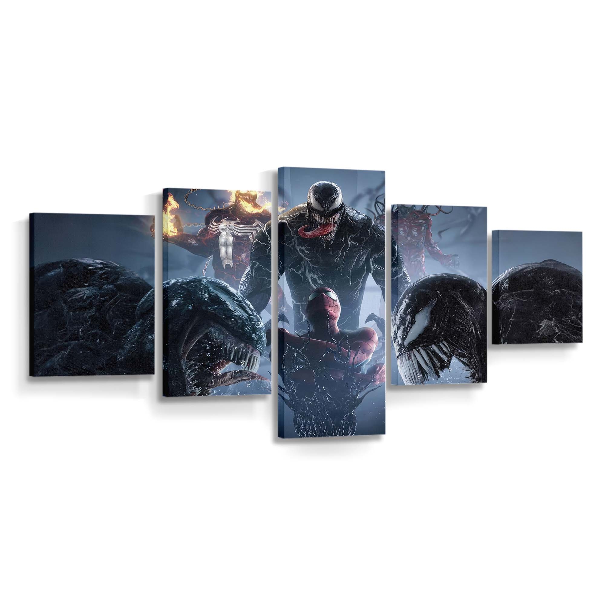 Spider Multiverse Heroes Unite Leinwandbild - Wanddeko Spider-Man Leinwandbild