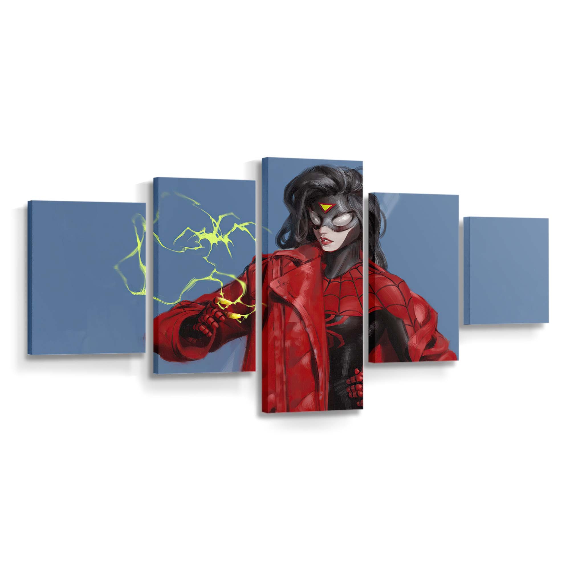 Spider Woman Kostüm Fanart Leinwandbild - Wanddeko Spider-Man Leinwandbild