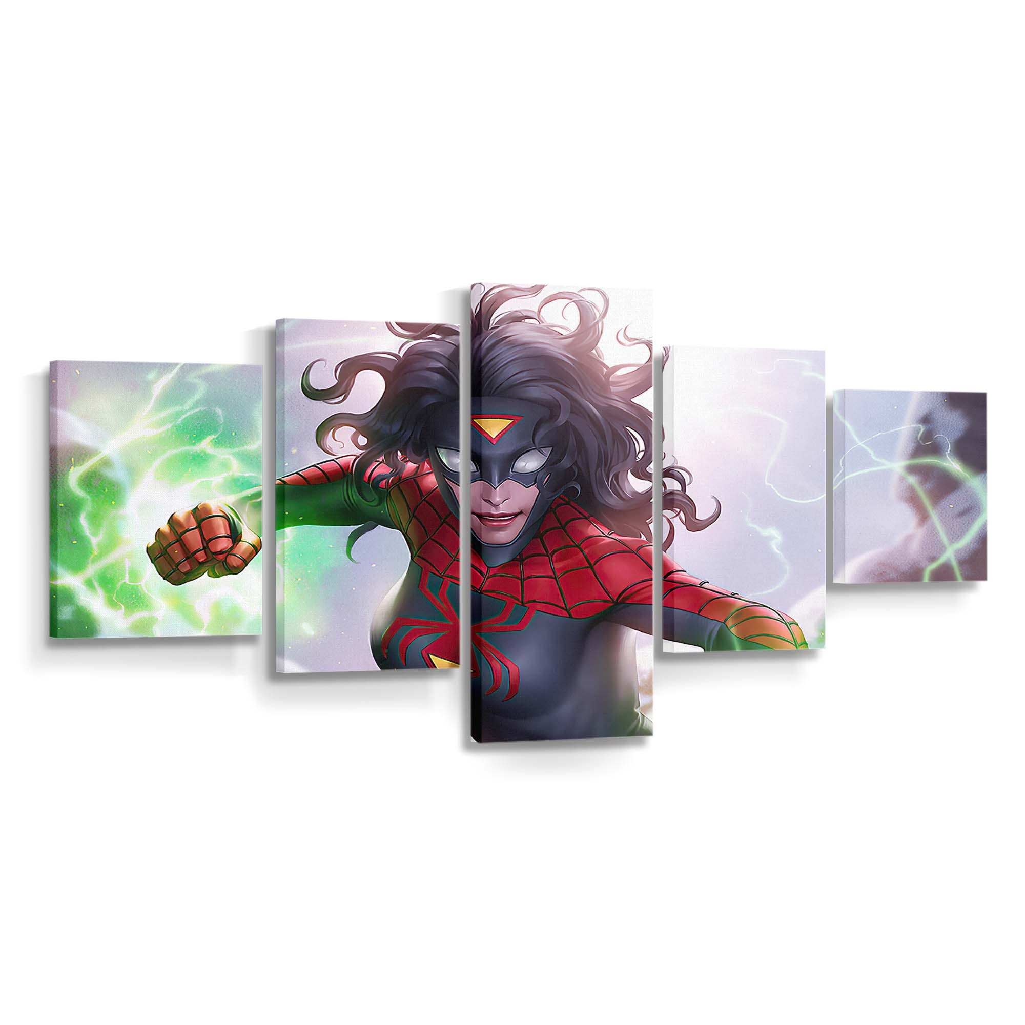 Spider Woman Leinwandbild - Wanddeko Spider-Man Leinwandbild