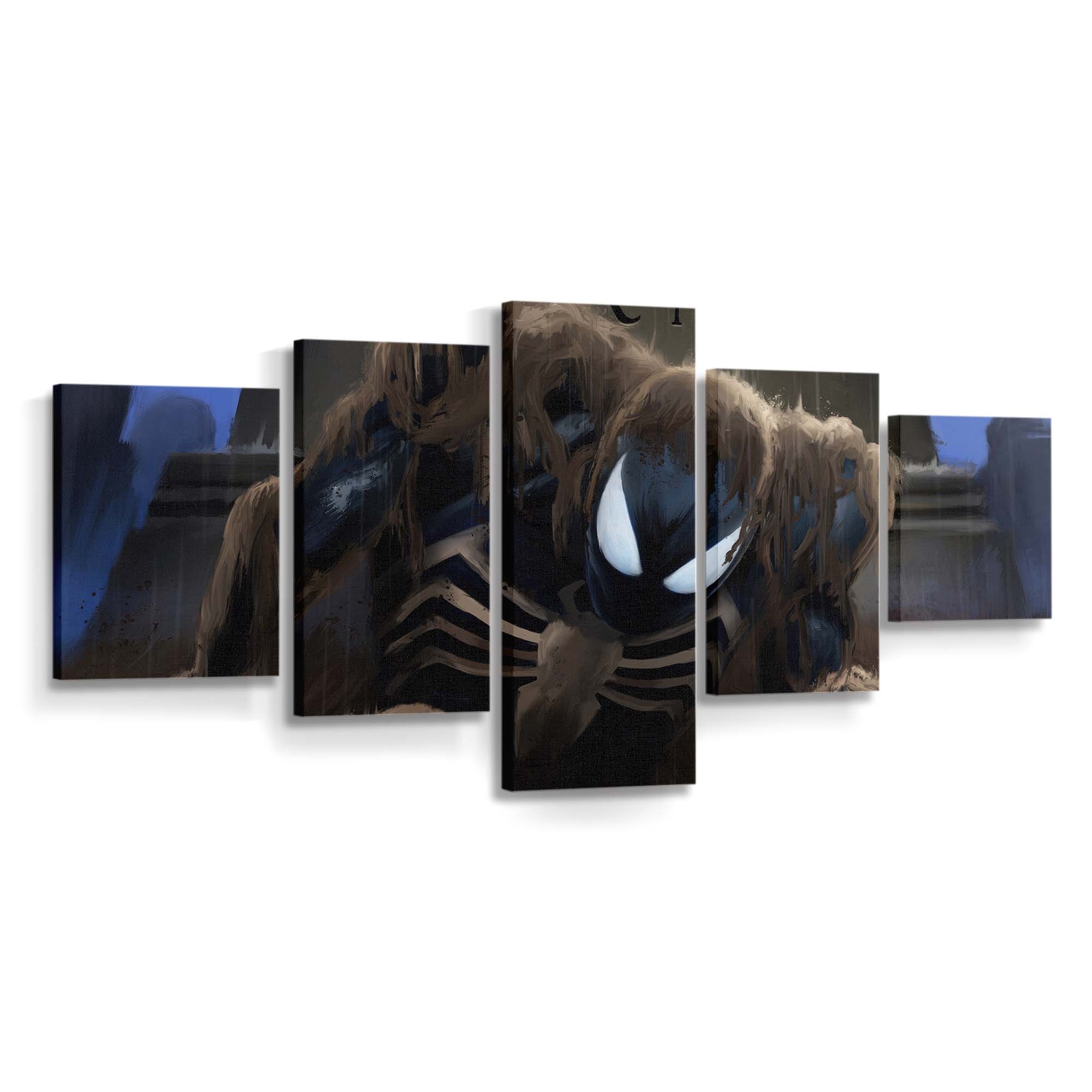 Spider Man 2 Black Spider Man Leinwandbild - Wanddeko Spider-Man Leinwandbild