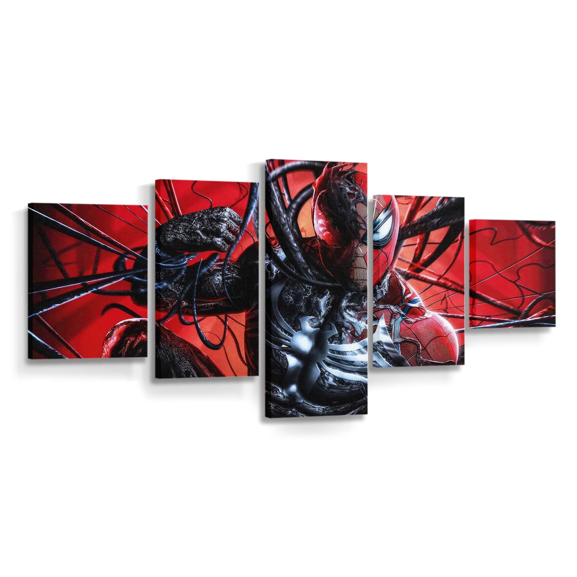 Spider Man 2 Symbiote Leinwandbild - Wanddeko Spider-Man Leinwandbild