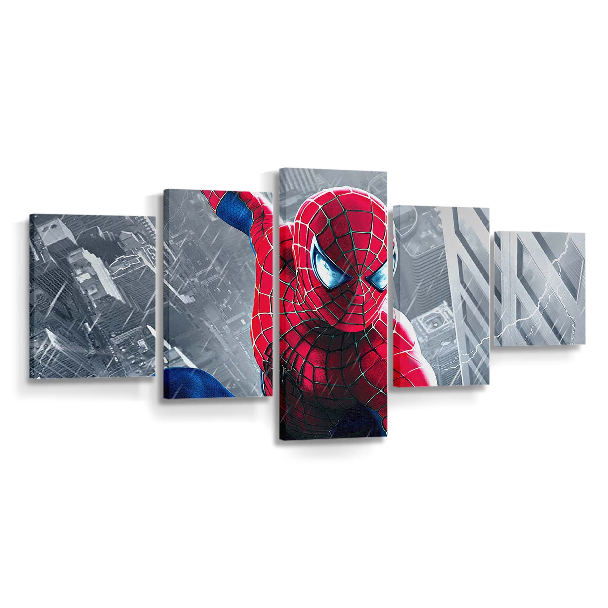 Spider Man 2002 3 Leinwandbild - Wanddeko Spider-Man Leinwandbild