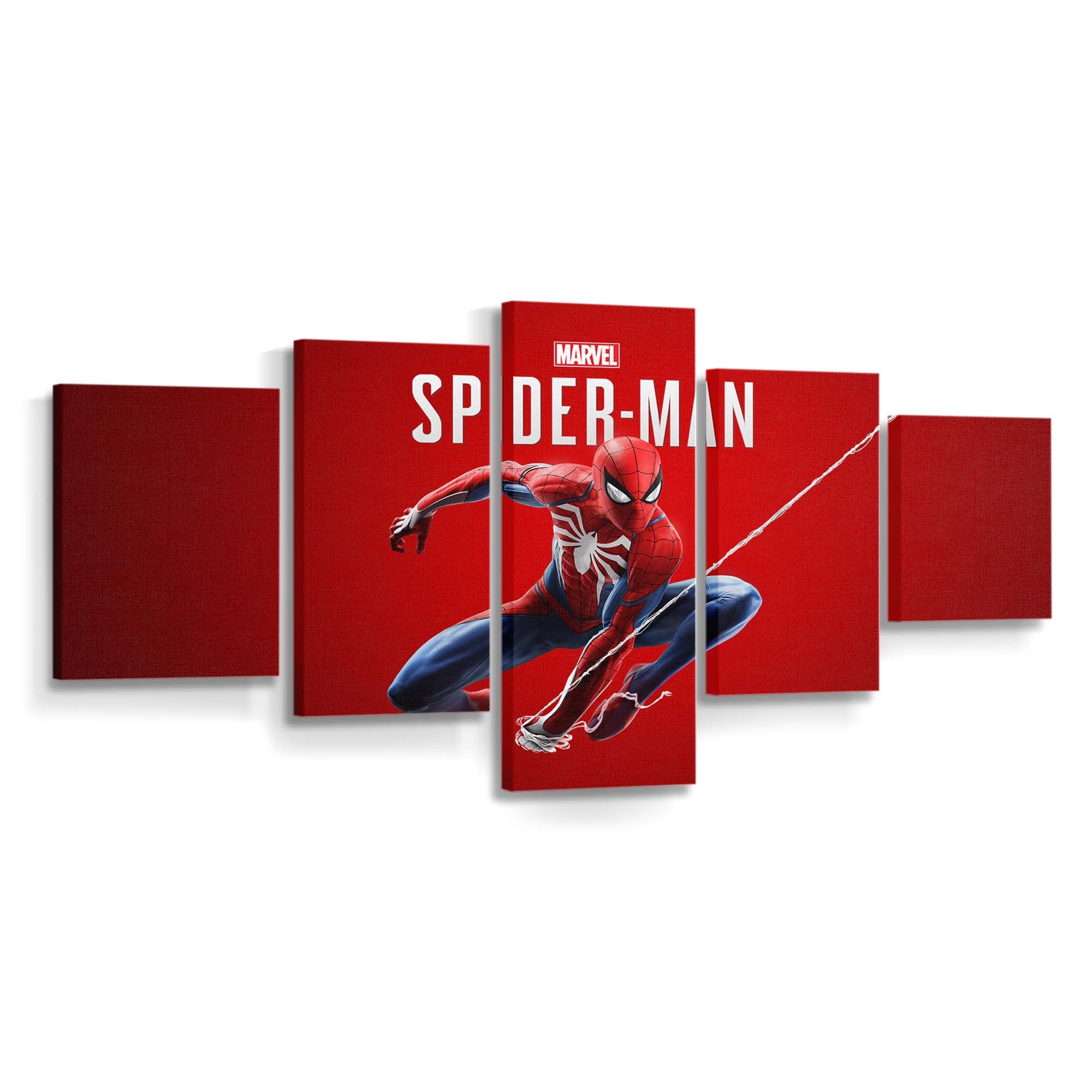 Spider Man 2018 Spiel Leinwandbild - Wanddeko Spider-Man Leinwandbild