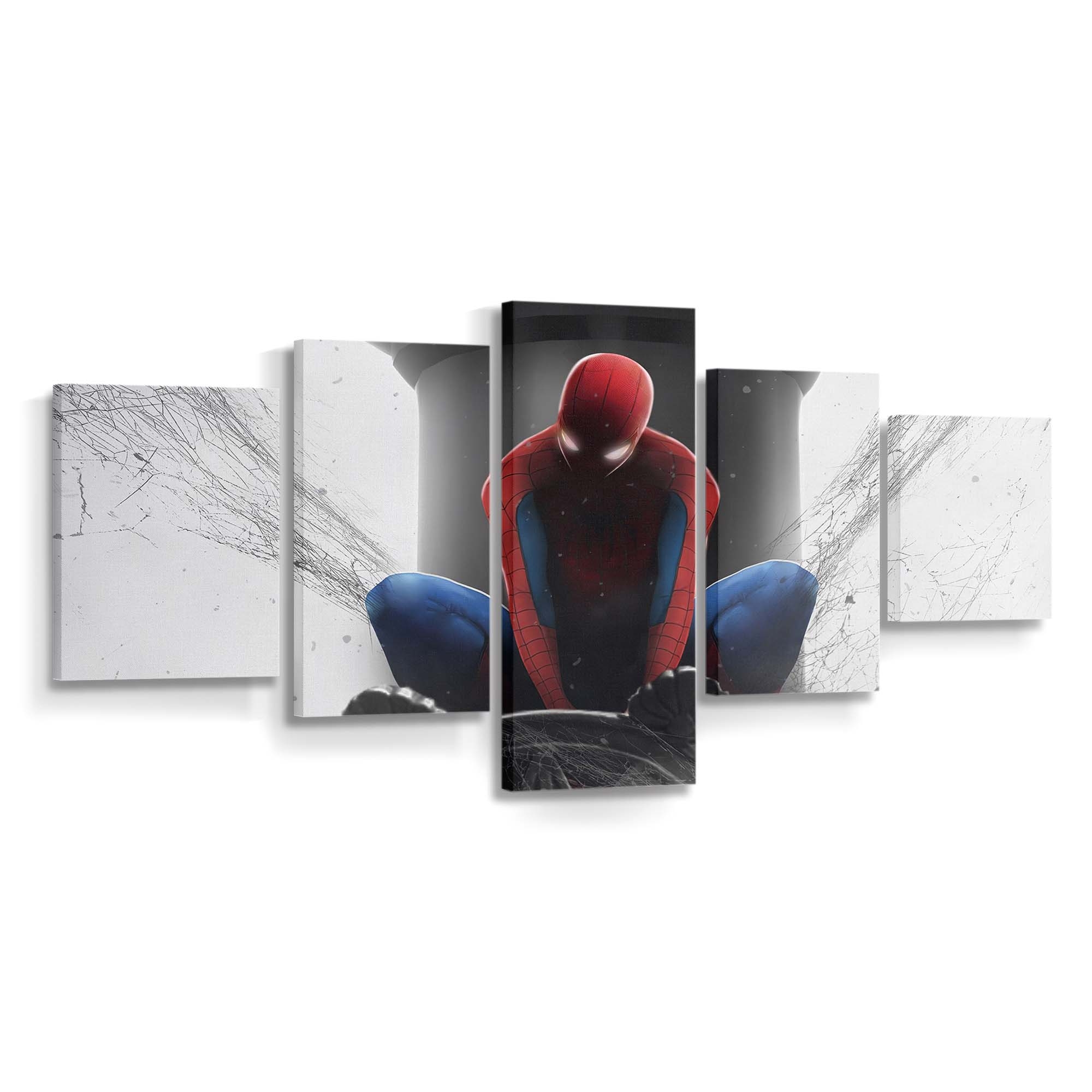 Spider Man 2020 Artwork Leinwandbild - Wanddeko Spider-Man Leinwandbild