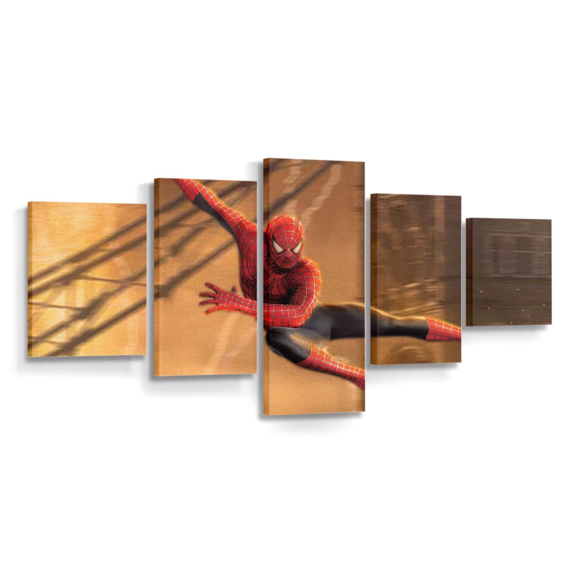 Spider Man 2023 4 Leinwandbild - Wanddeko Spider-Man Leinwandbild