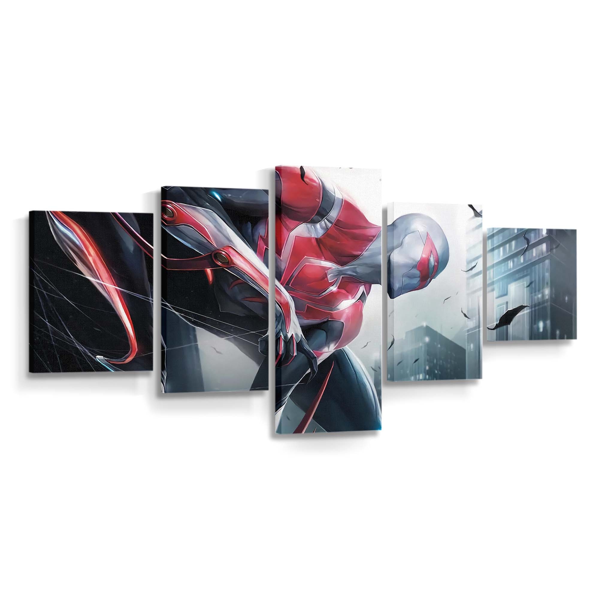 Spider Man 2099 8 Leinwandbild - Wanddeko Spider-Man Leinwandbild