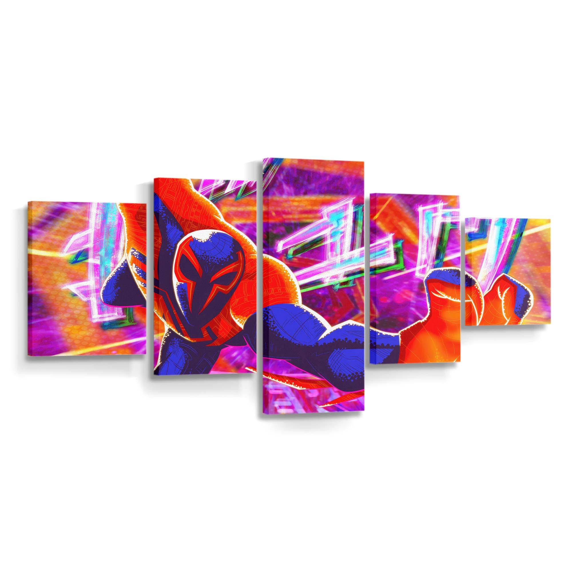 Spider Man 2099 alias Miguel O Hara Leinwandbild - Wanddeko Spider-Man Leinwandbild