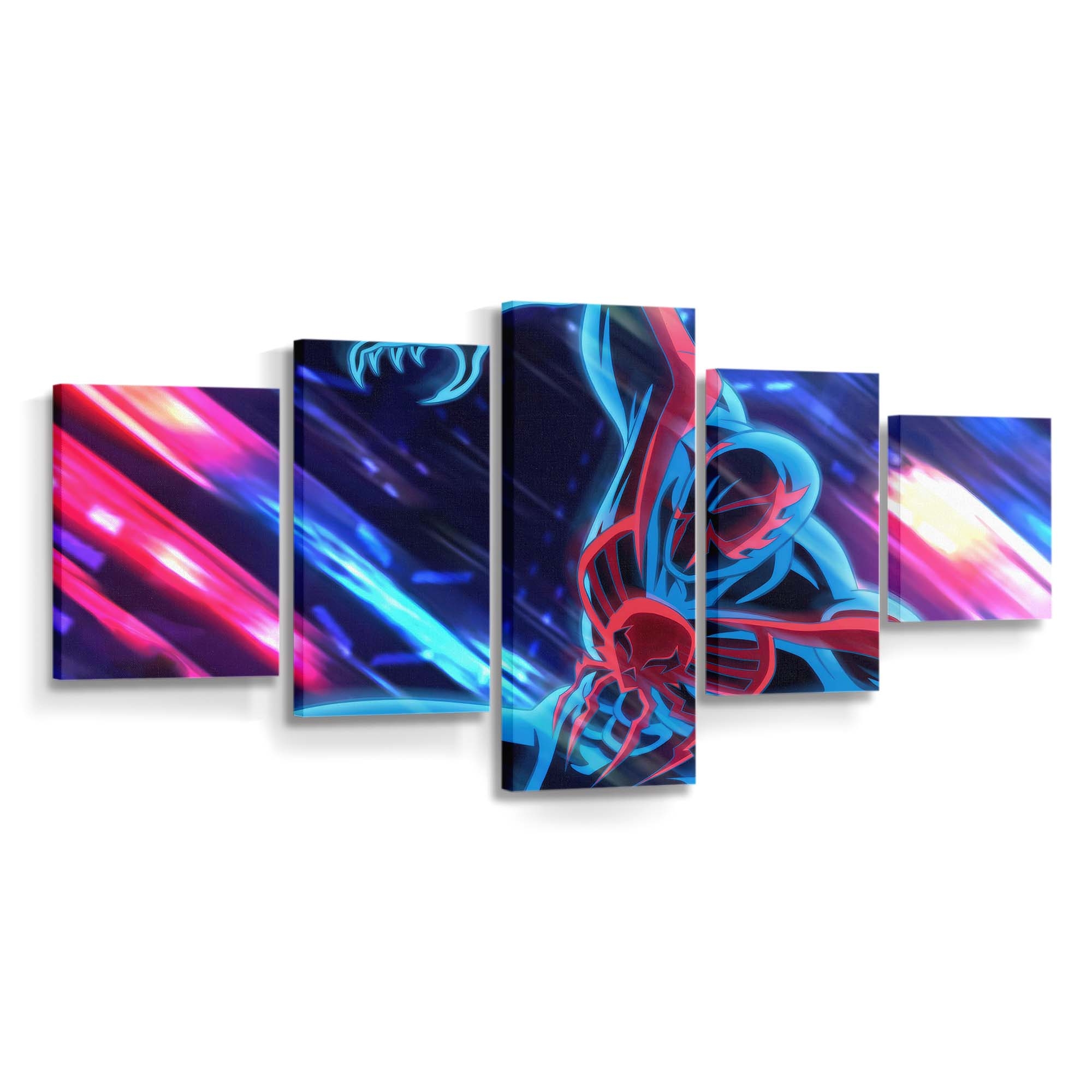 Spider Man 2099 Kunst 4 Leinwandbild - Wanddeko Spider-Man Leinwandbild