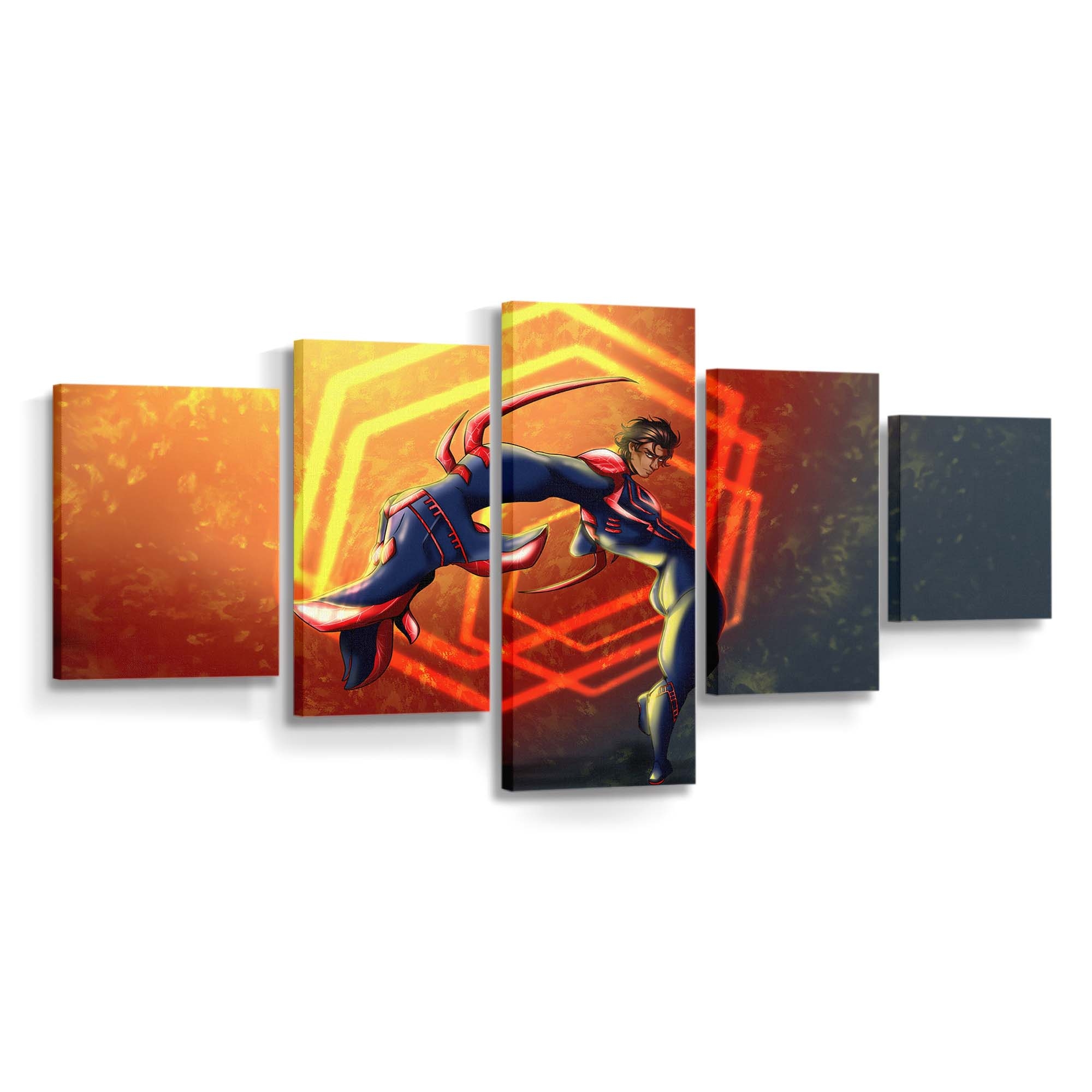 Spider Man 2099 Fan Made Leinwandbild - Wanddeko Spider-Man Leinwandbild