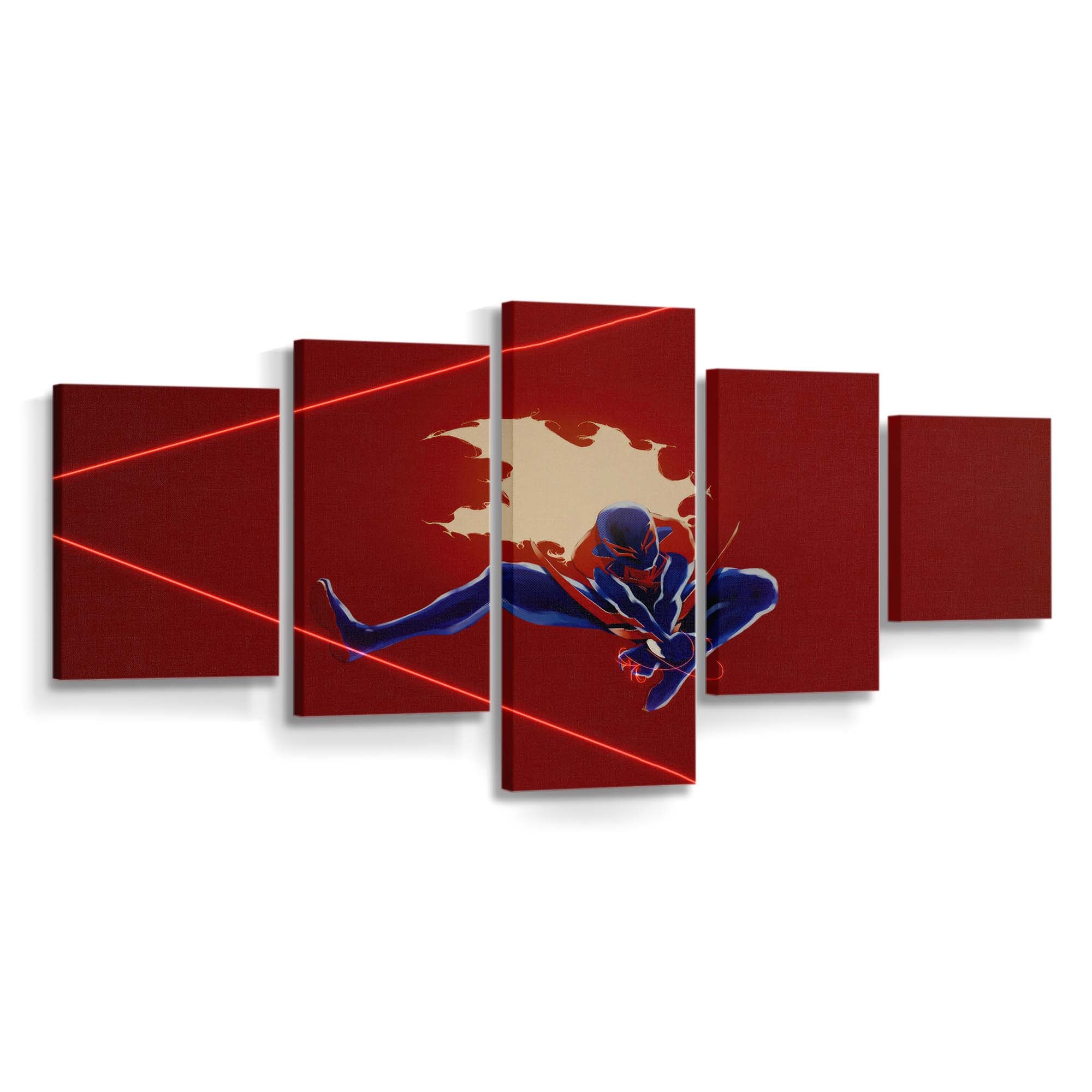 Spider Man 2099 Vibe Leinwandbild - Wanddeko Spider-Man Leinwandbild