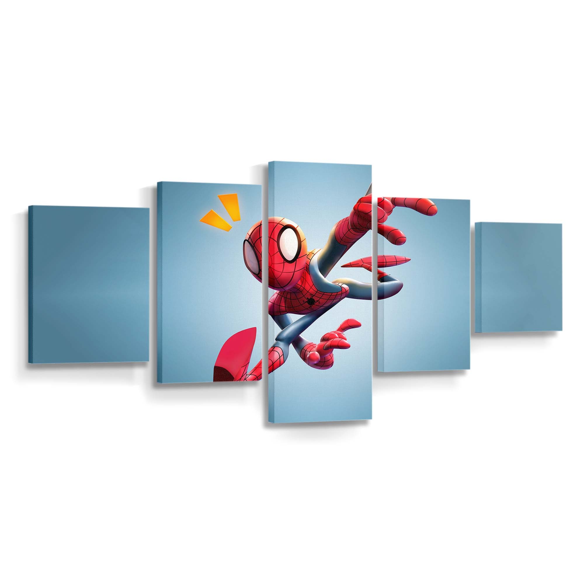 Spider Man 3D Fan Art Leinwandbild - Wanddeko Spider-Man Leinwandbild