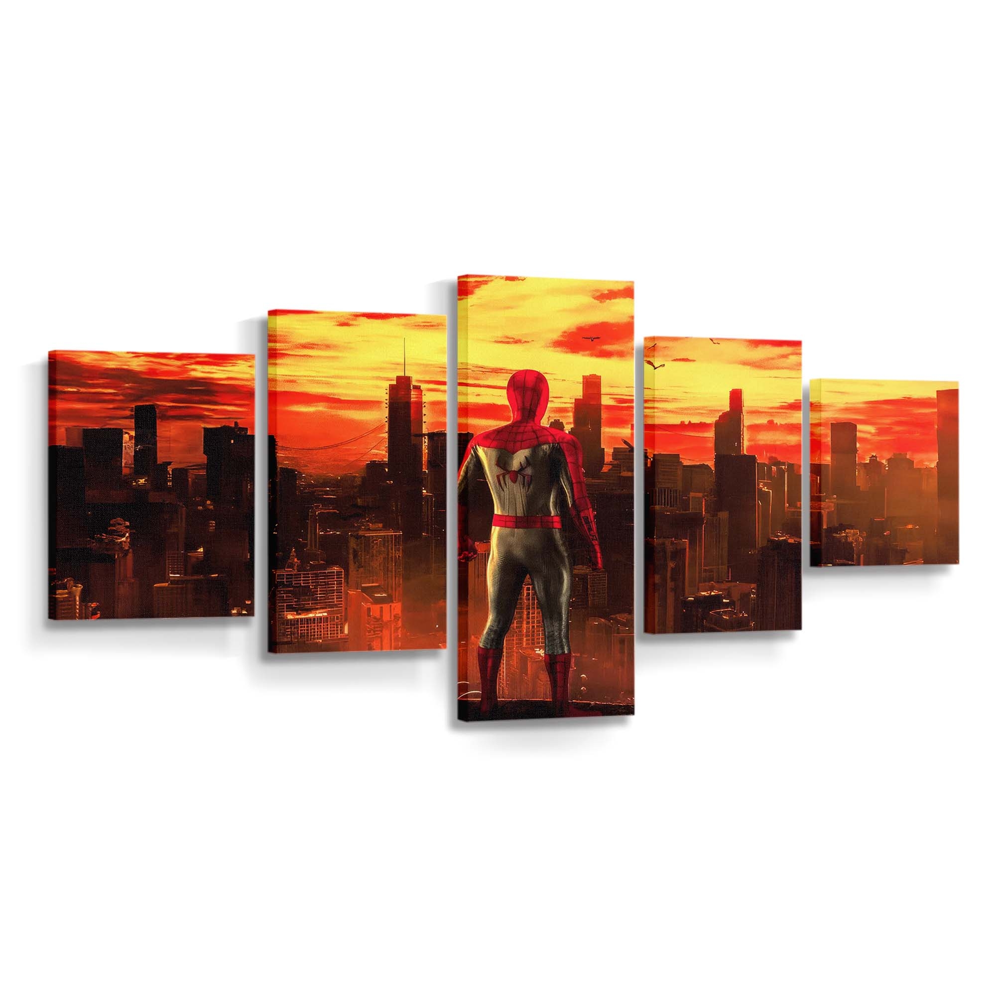 Spider Man 4 Konzeptkunst Leinwandbild - Wanddeko Spider-Man Leinwandbild