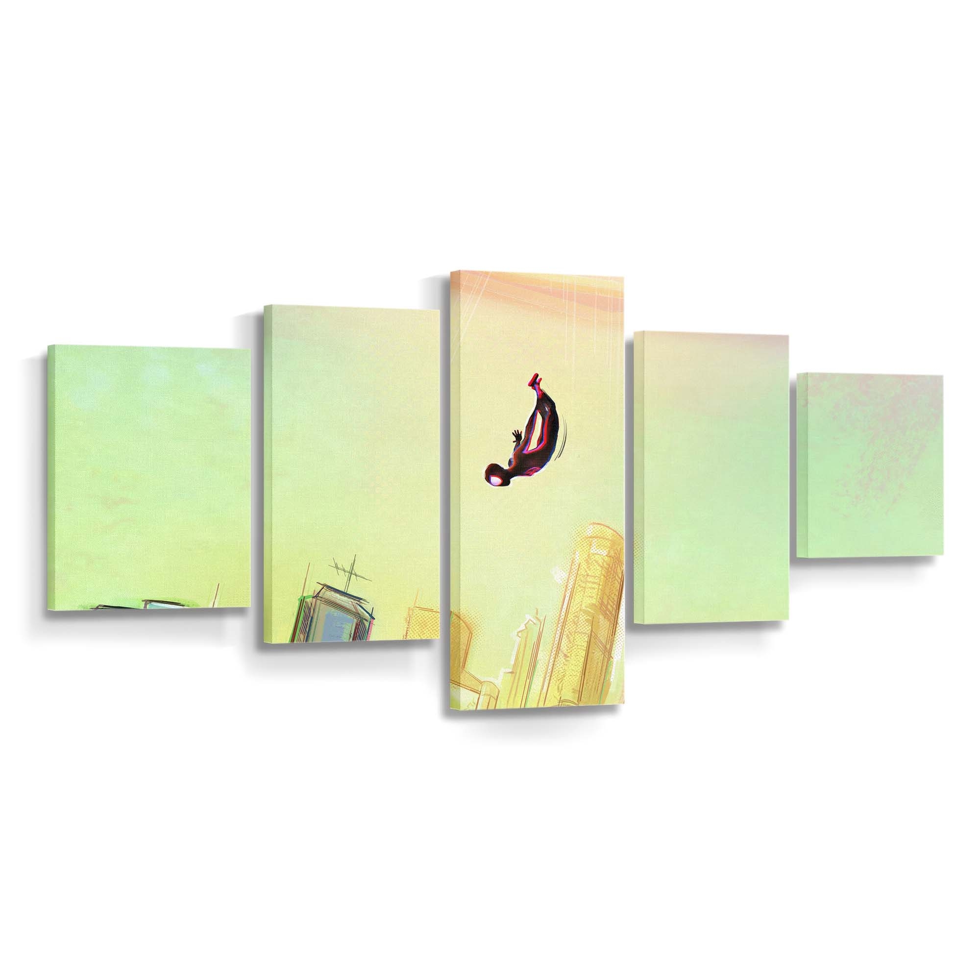 Spider Man Across The Spiderverse Leinwandbild - Wanddeko Spider-Man Leinwandbild