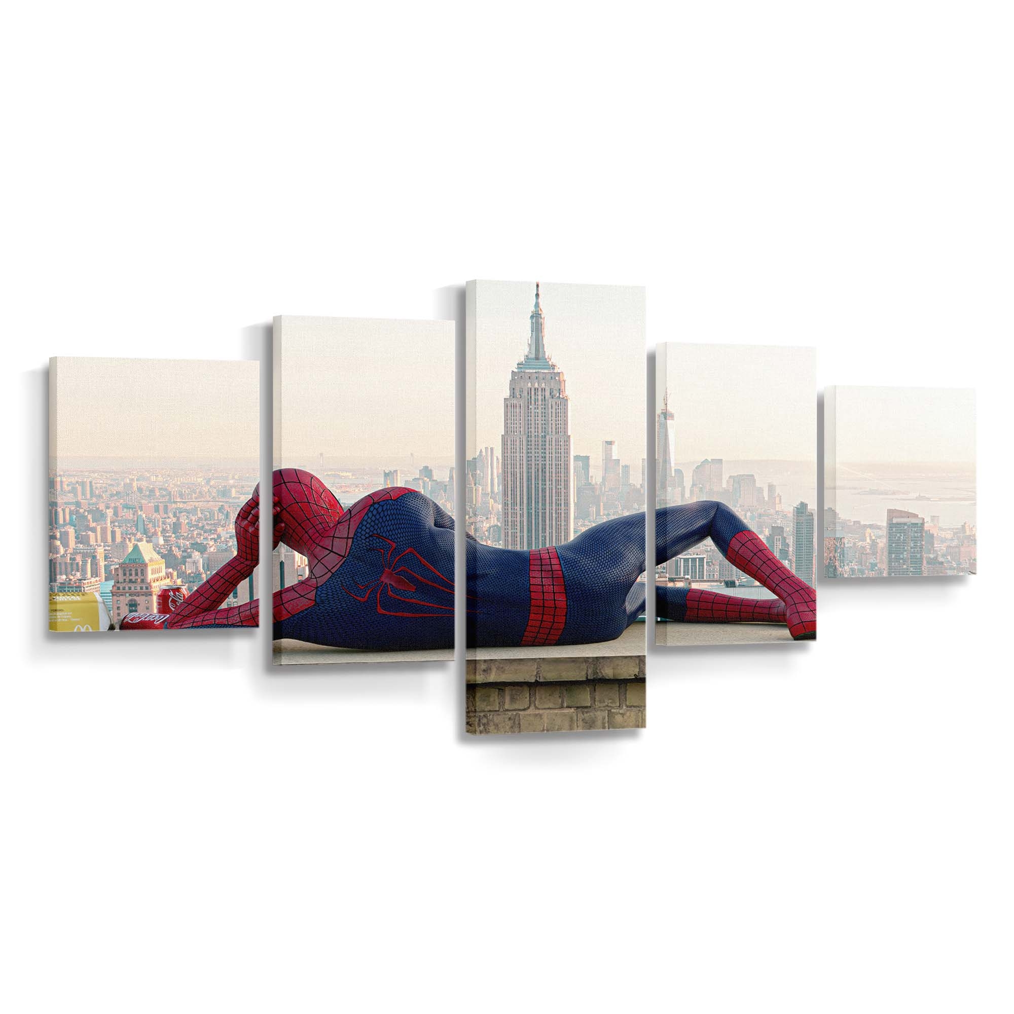 Spider Man geht nicht nach Hause Nyc Leinwandbild - Wanddeko Spider-Man Leinwandbild