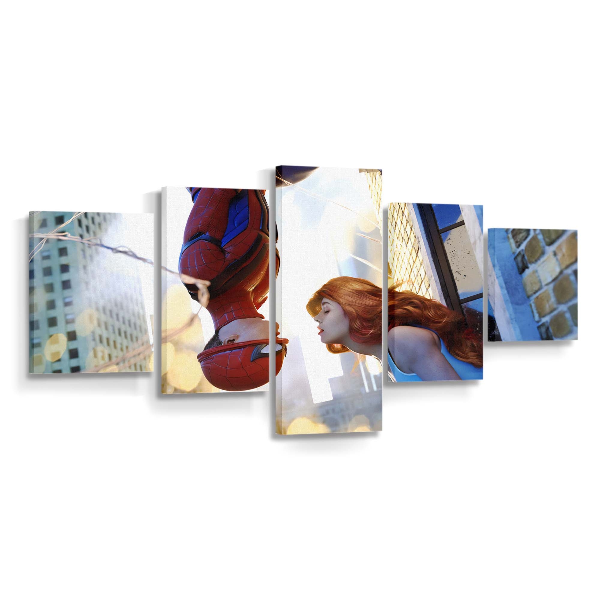 Spider Man bevor wir gehen Leinwandbild - Wanddeko Spider-Man Leinwandbild