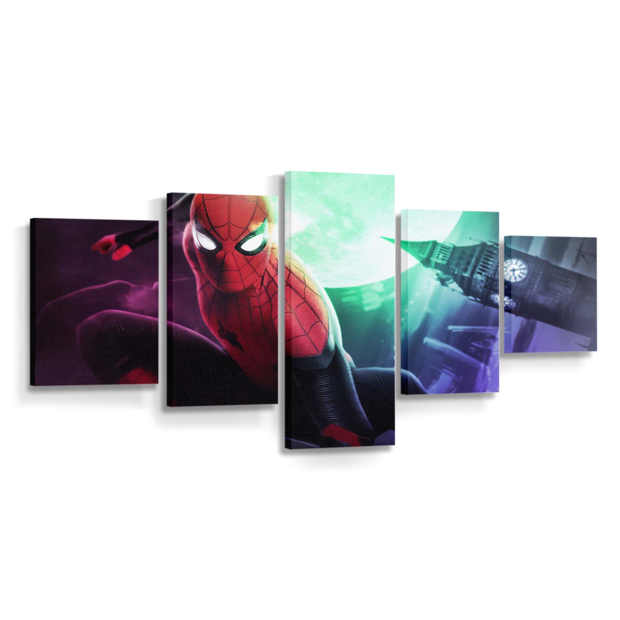 Spider Man Farfromhome Leinwandbild - Wanddeko Spider-Man Leinwandbild