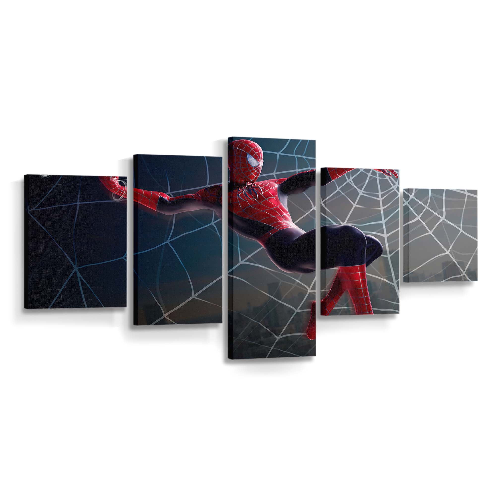 Spider Man Final Swing 2 Leinwandbild - Wanddeko Spider-Man Leinwandbild